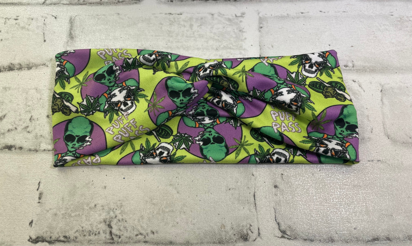 Puff puff pass child headbands💚