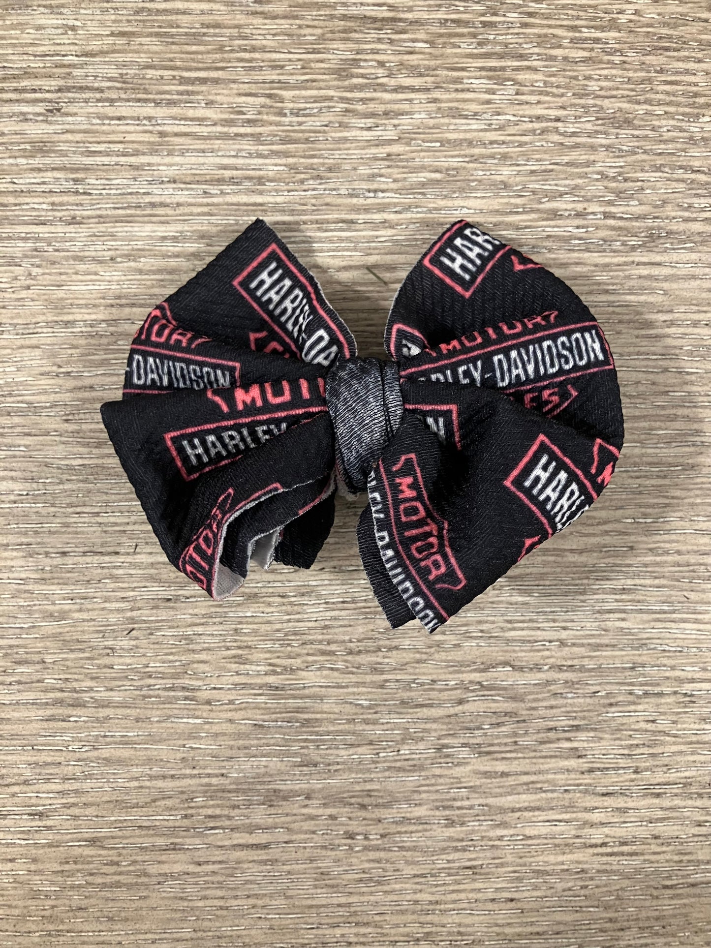 Black pink HD clip bow