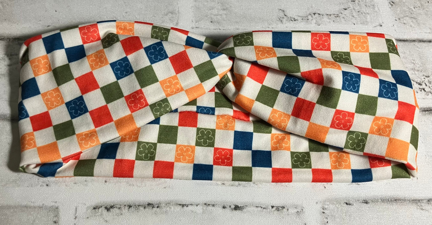 Fall checkered child