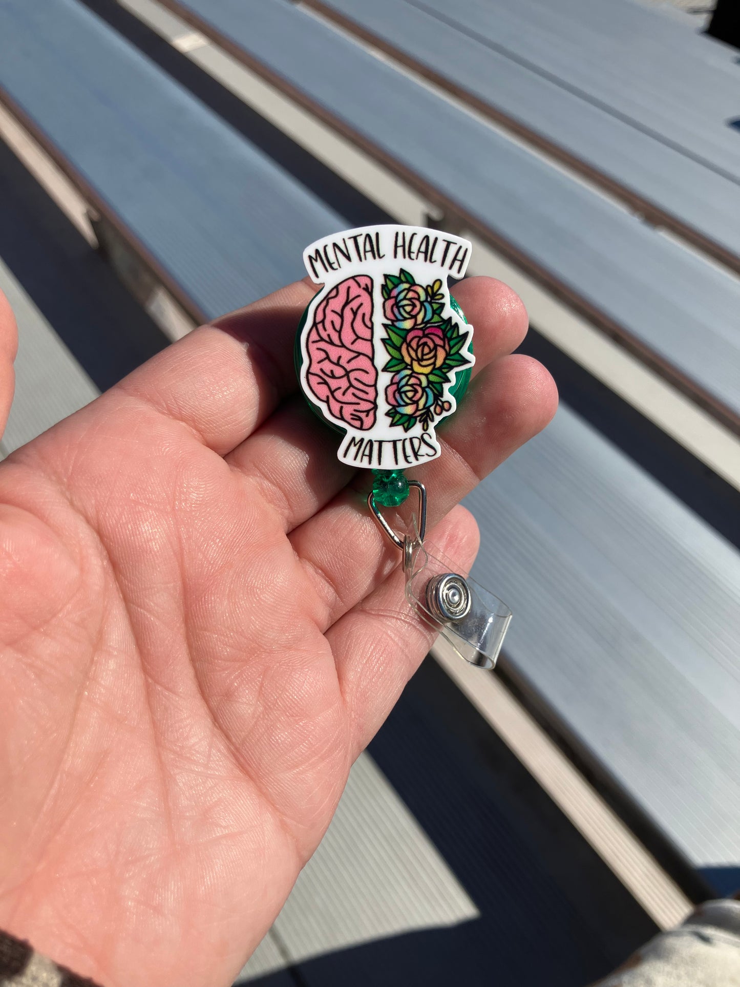 Mental health matters badge reels