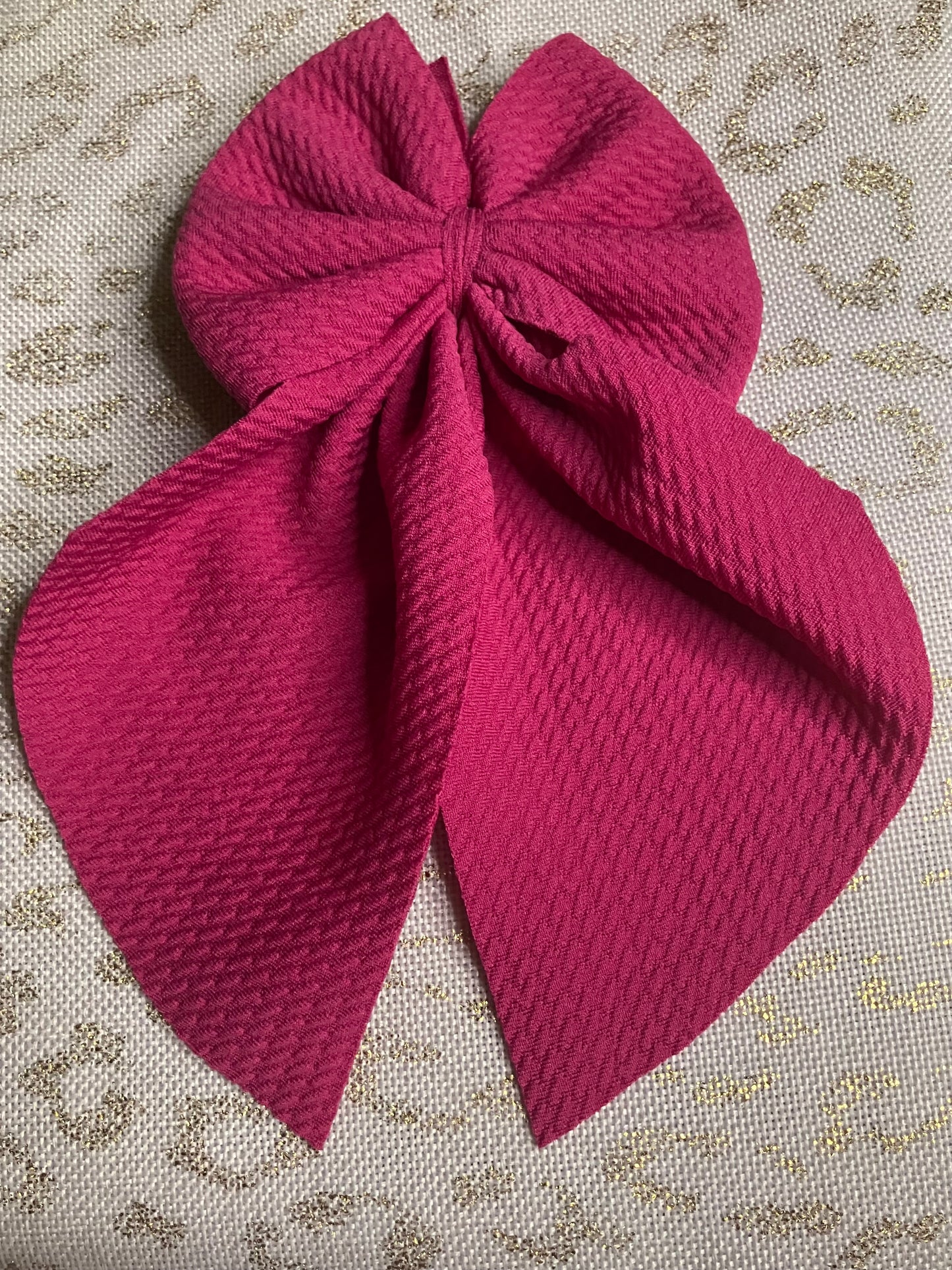 Magenta sailor bow