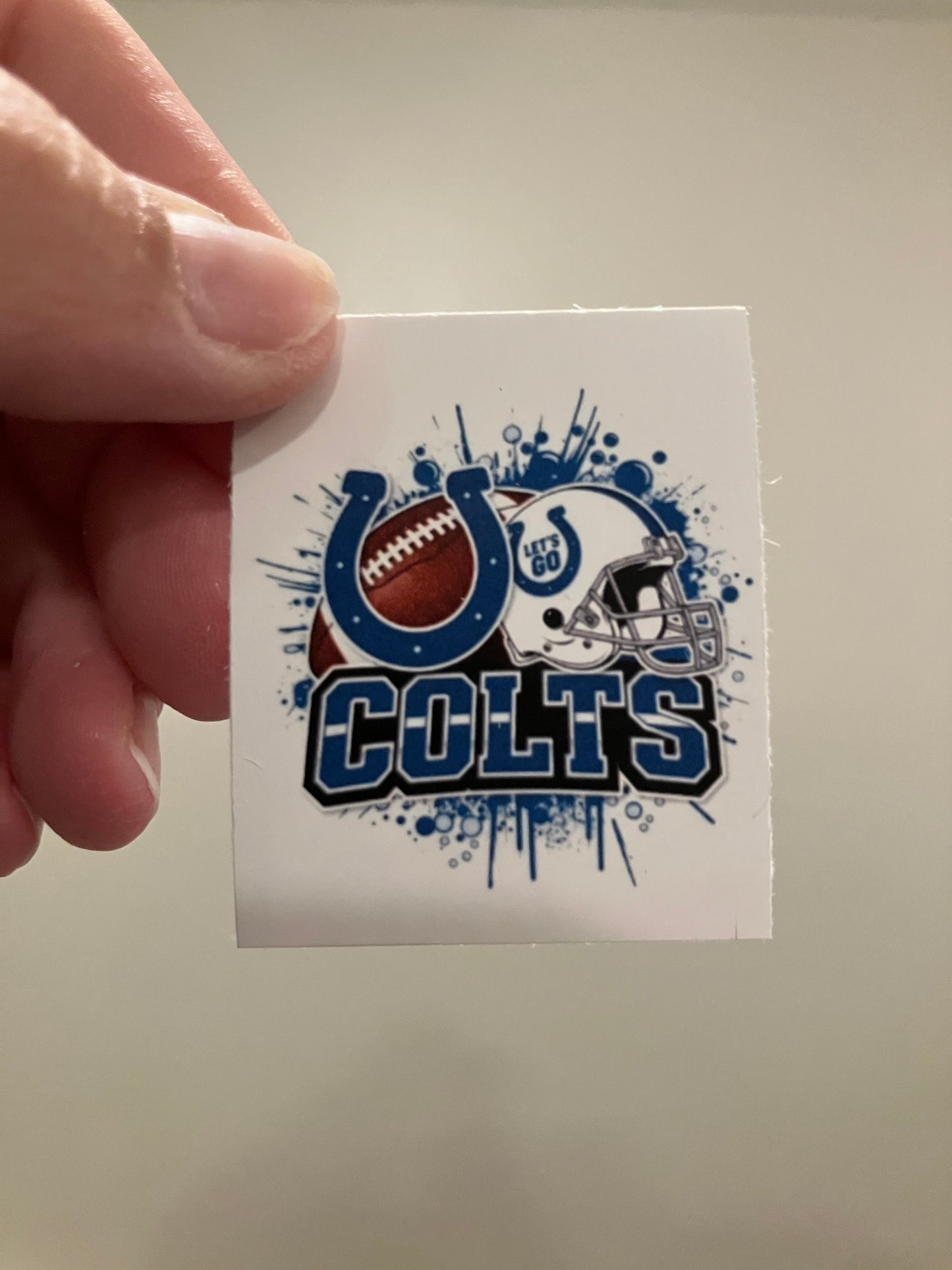 Football colts stickers