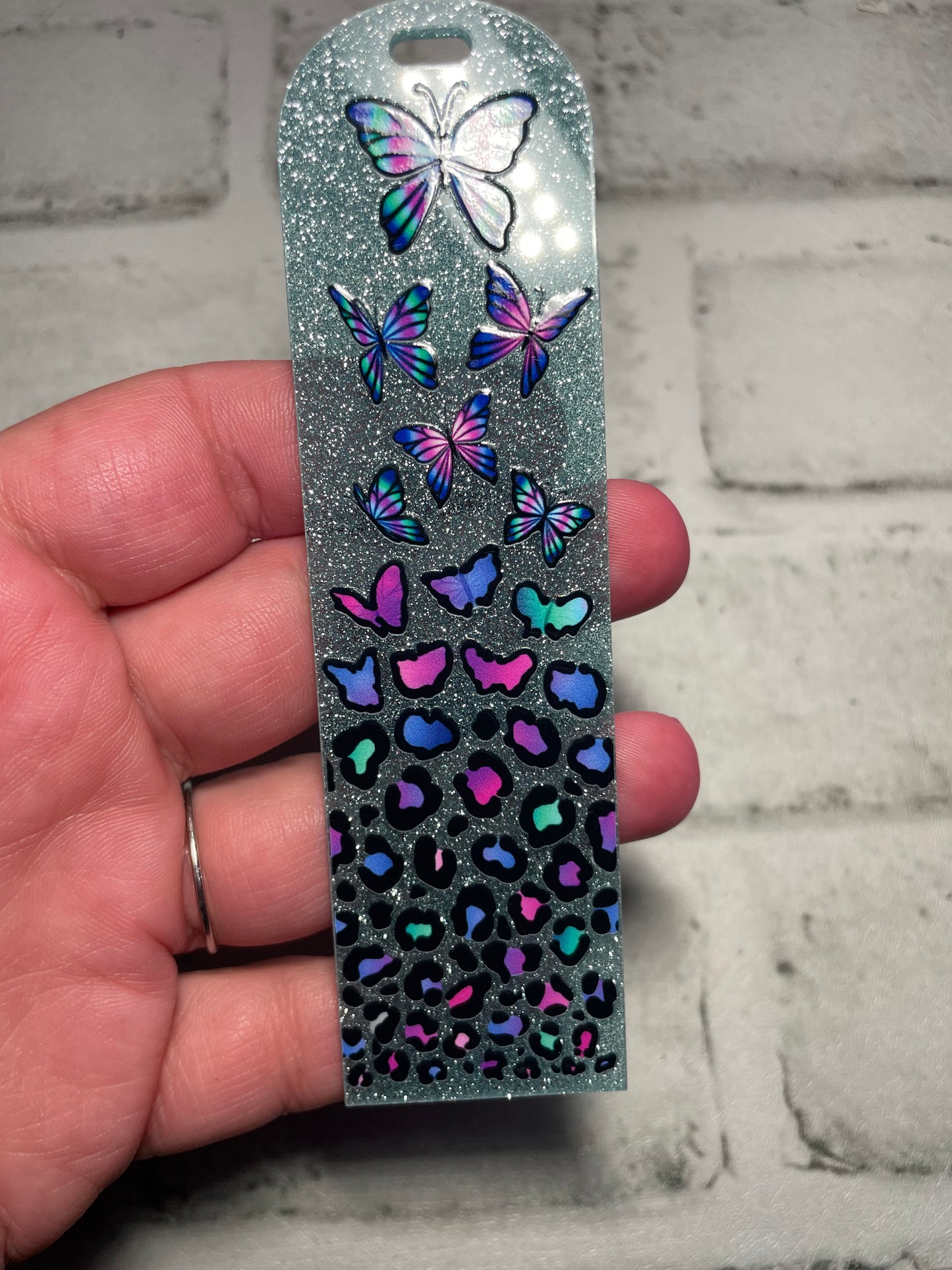 Butterfly cheetah bookmarks