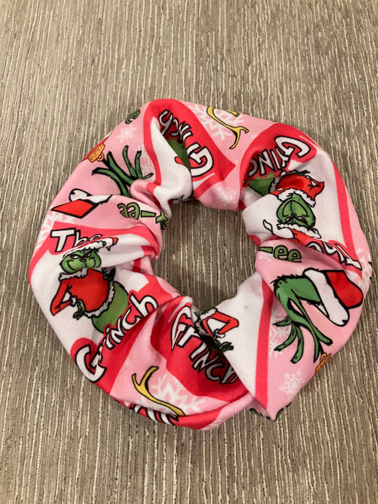 Pink mean guy scrunchies