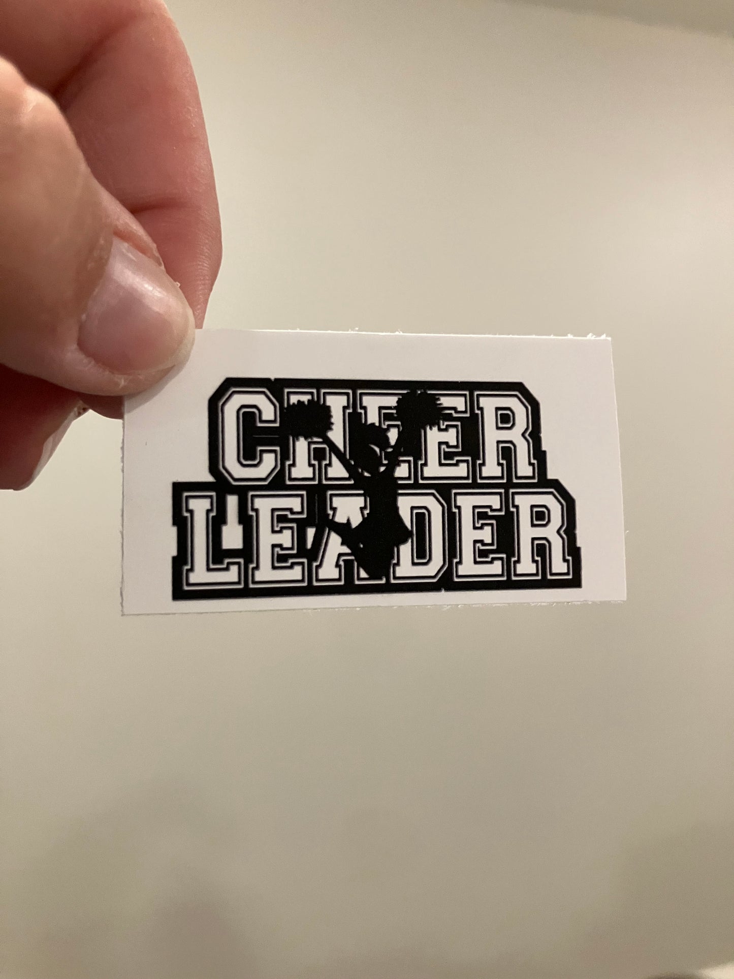 Cheerleader stickers