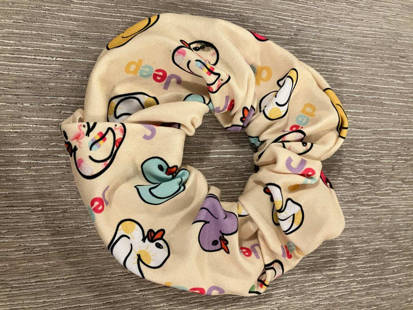Off-road duck scrunchies
