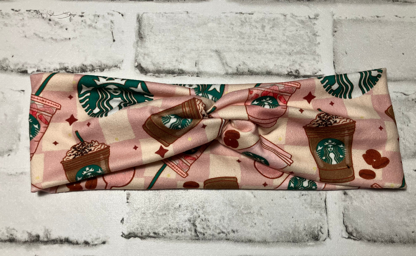 Coffee and cake pops child headbands