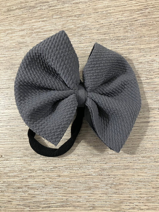 Charcoal nylon bow