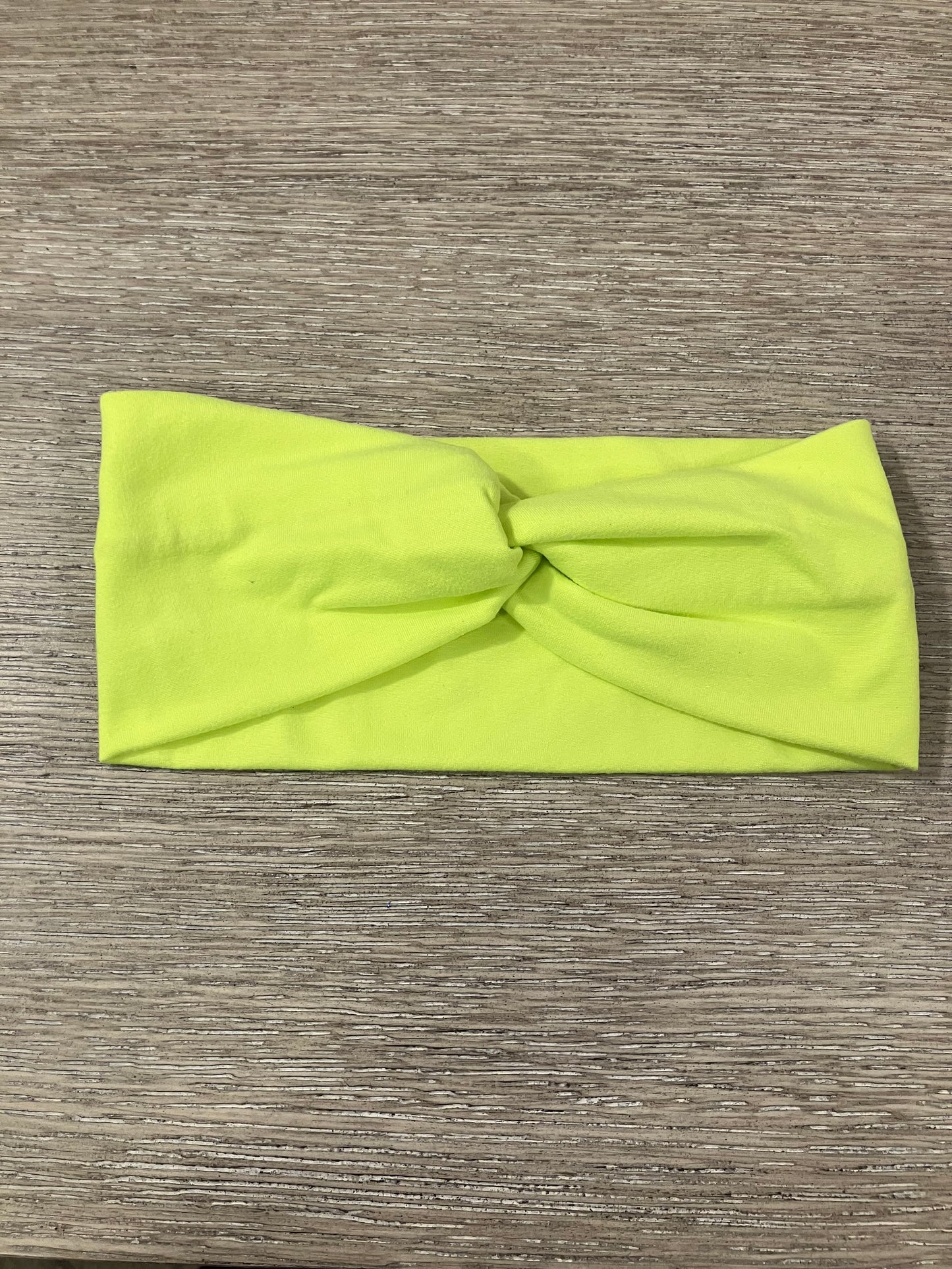 Caution yellow adult headbands