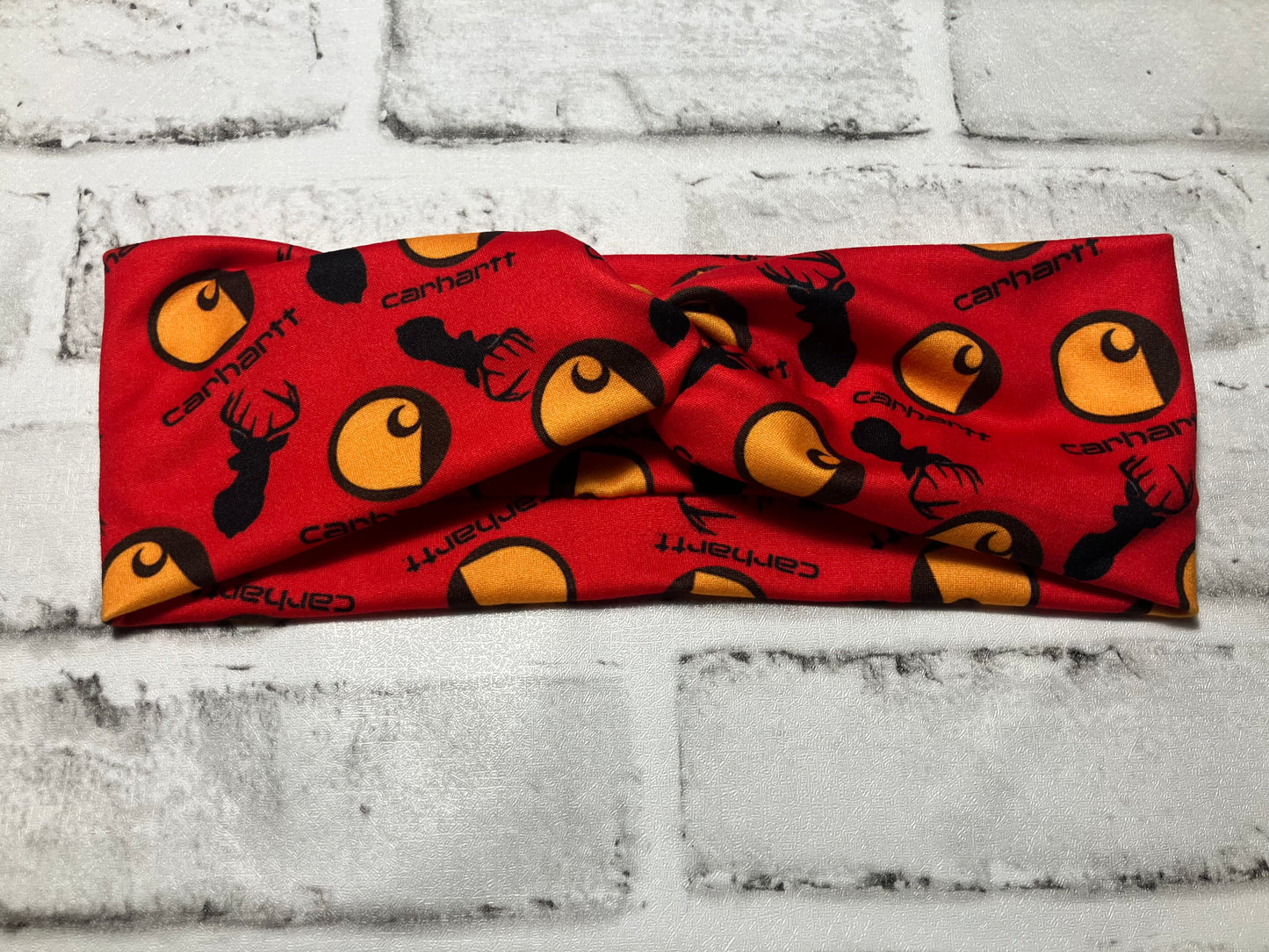 Red workwear adult headband