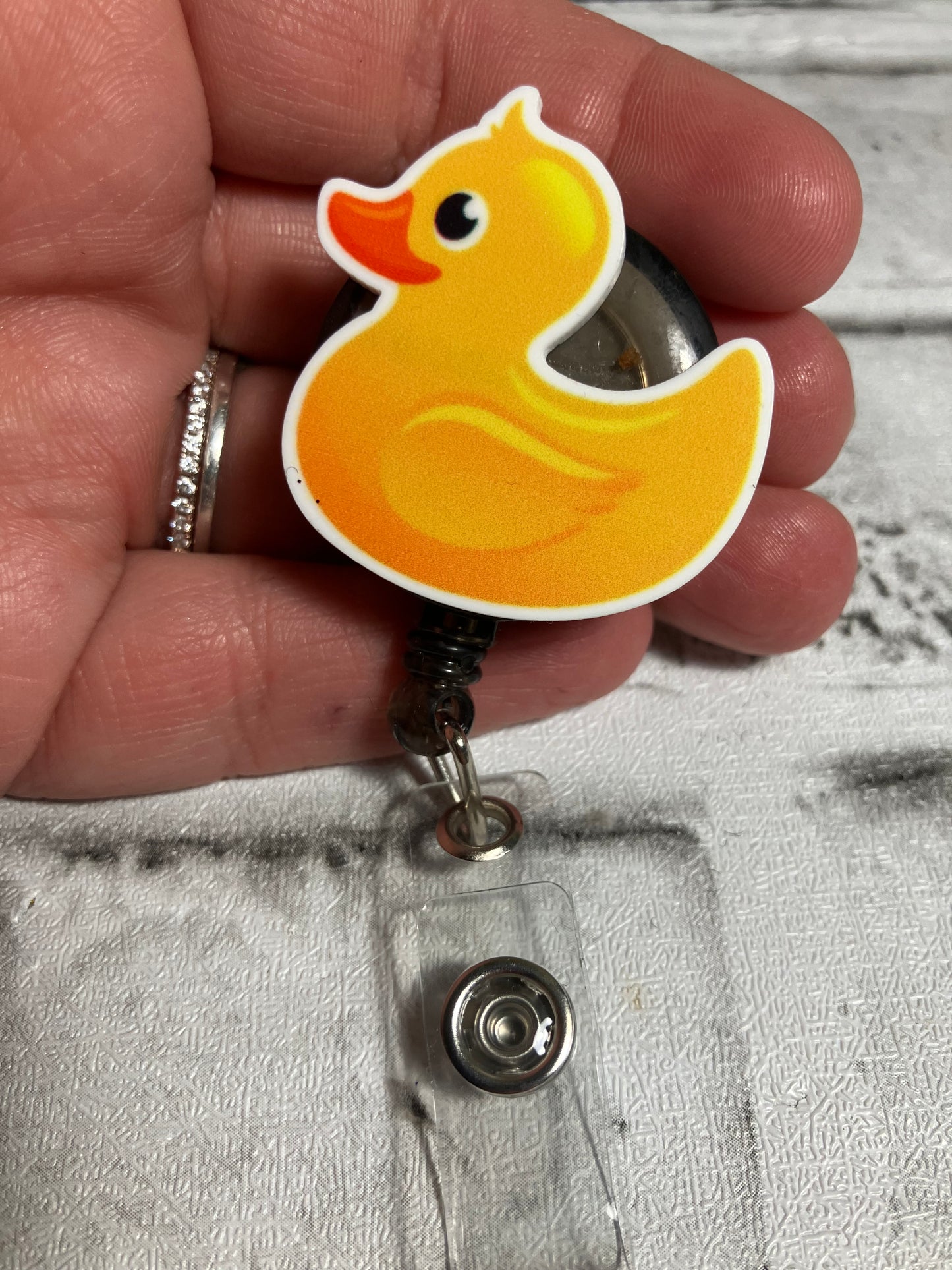 Duck badge reel