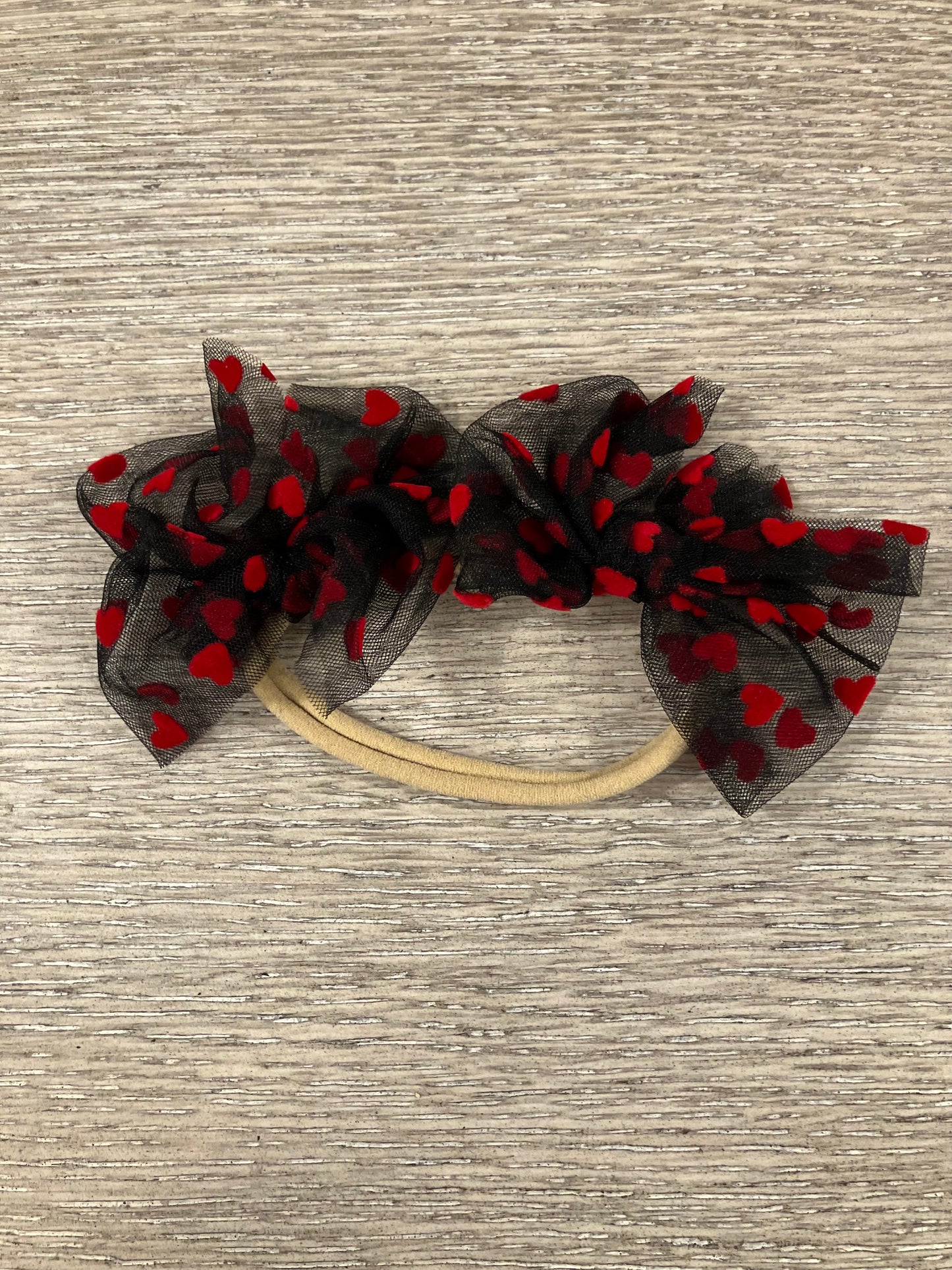 Double mesh heart nylon now
