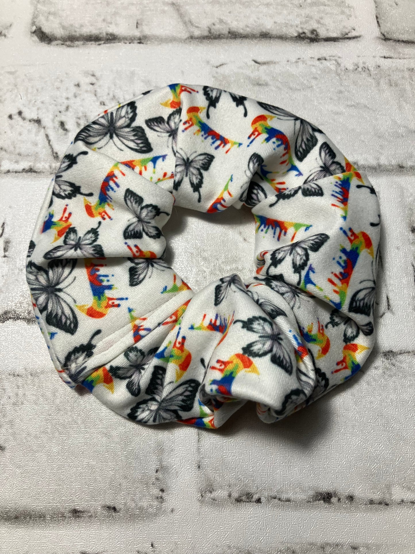 Butterfly swoosh scrunchies
