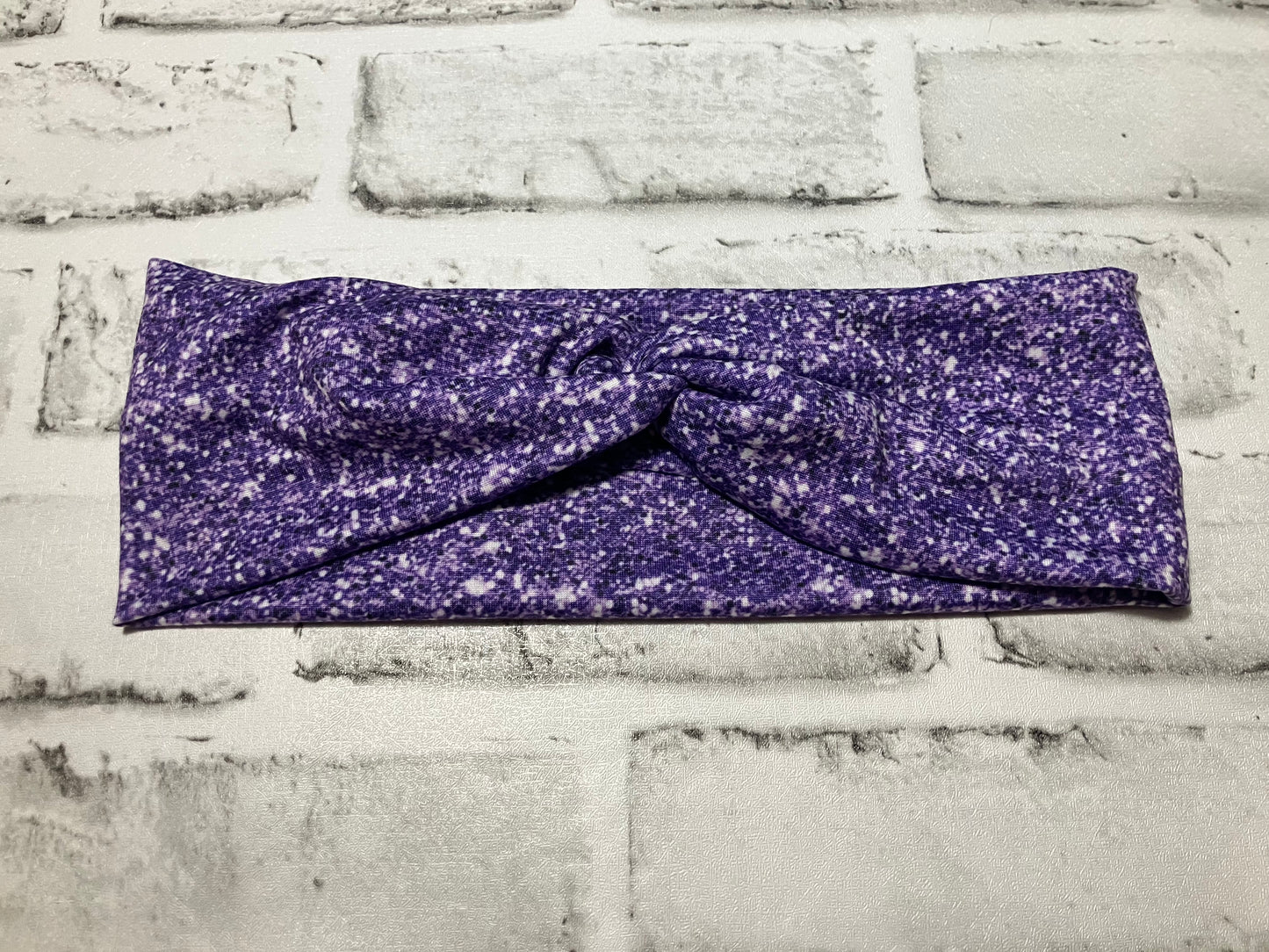 Purple glitter child headbands