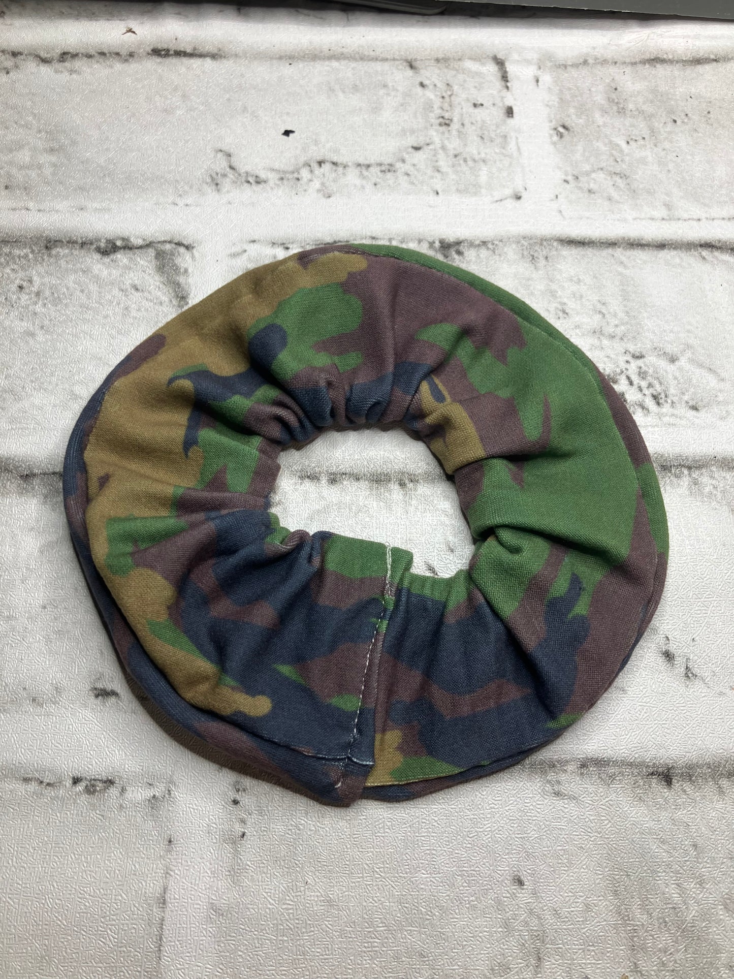 Camo scrunchies