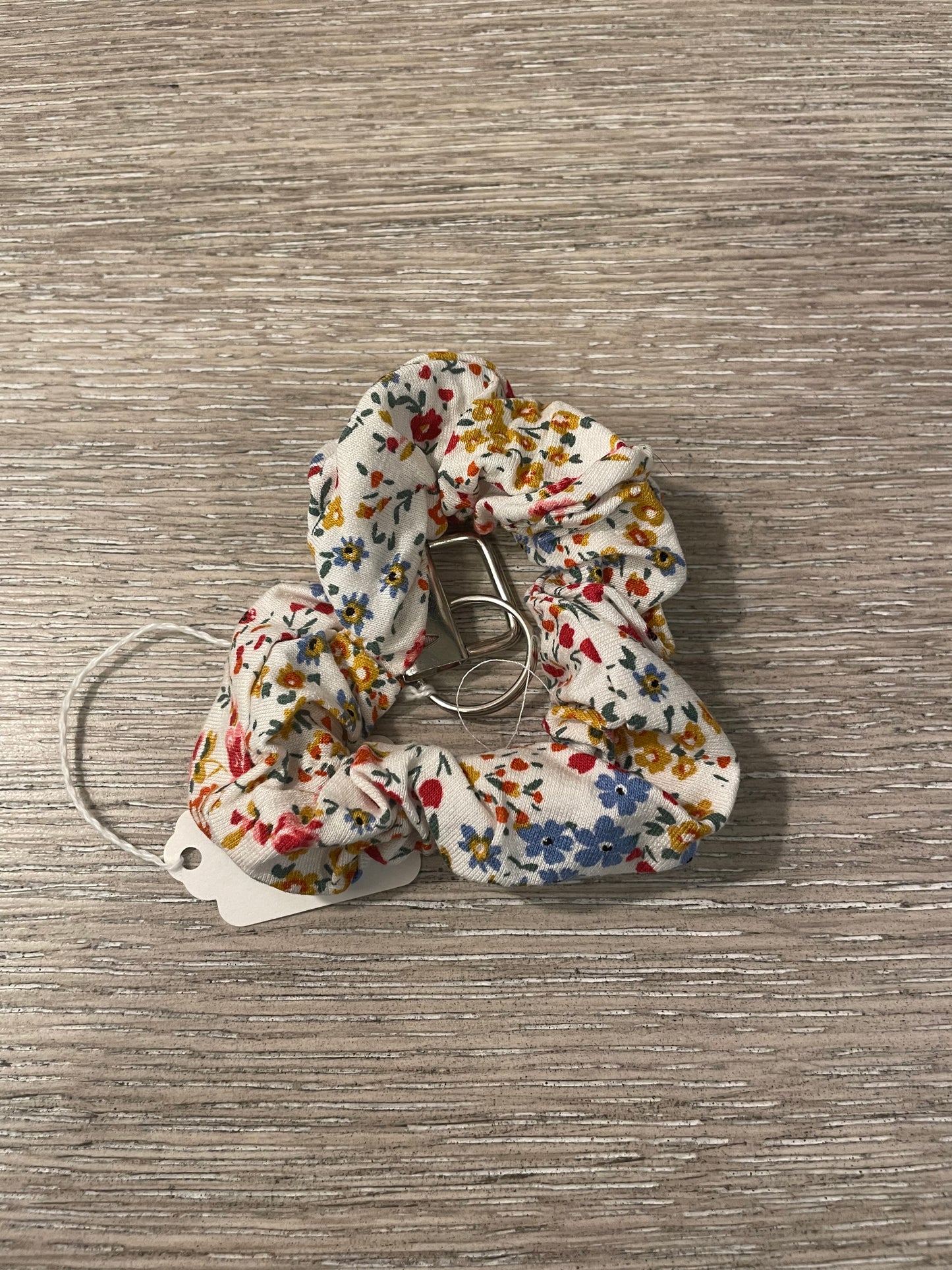 Wildflowers scrunchie keychains