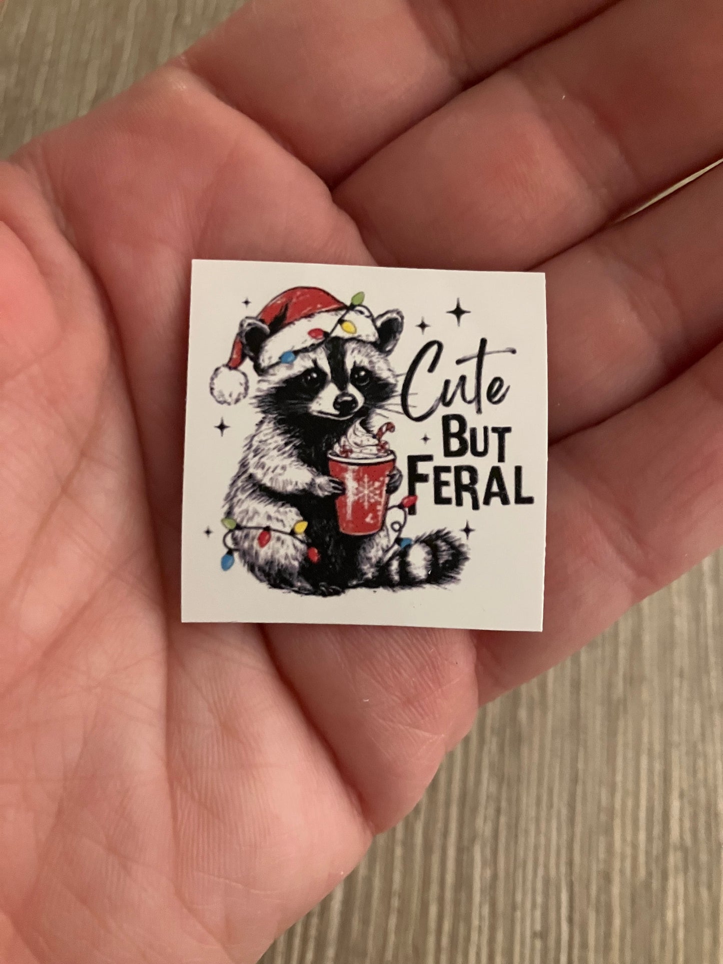 Cute but feral stickers