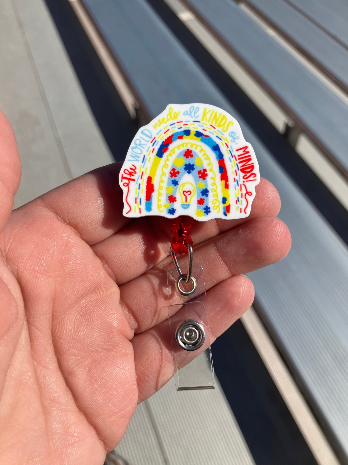 Autism badge reel