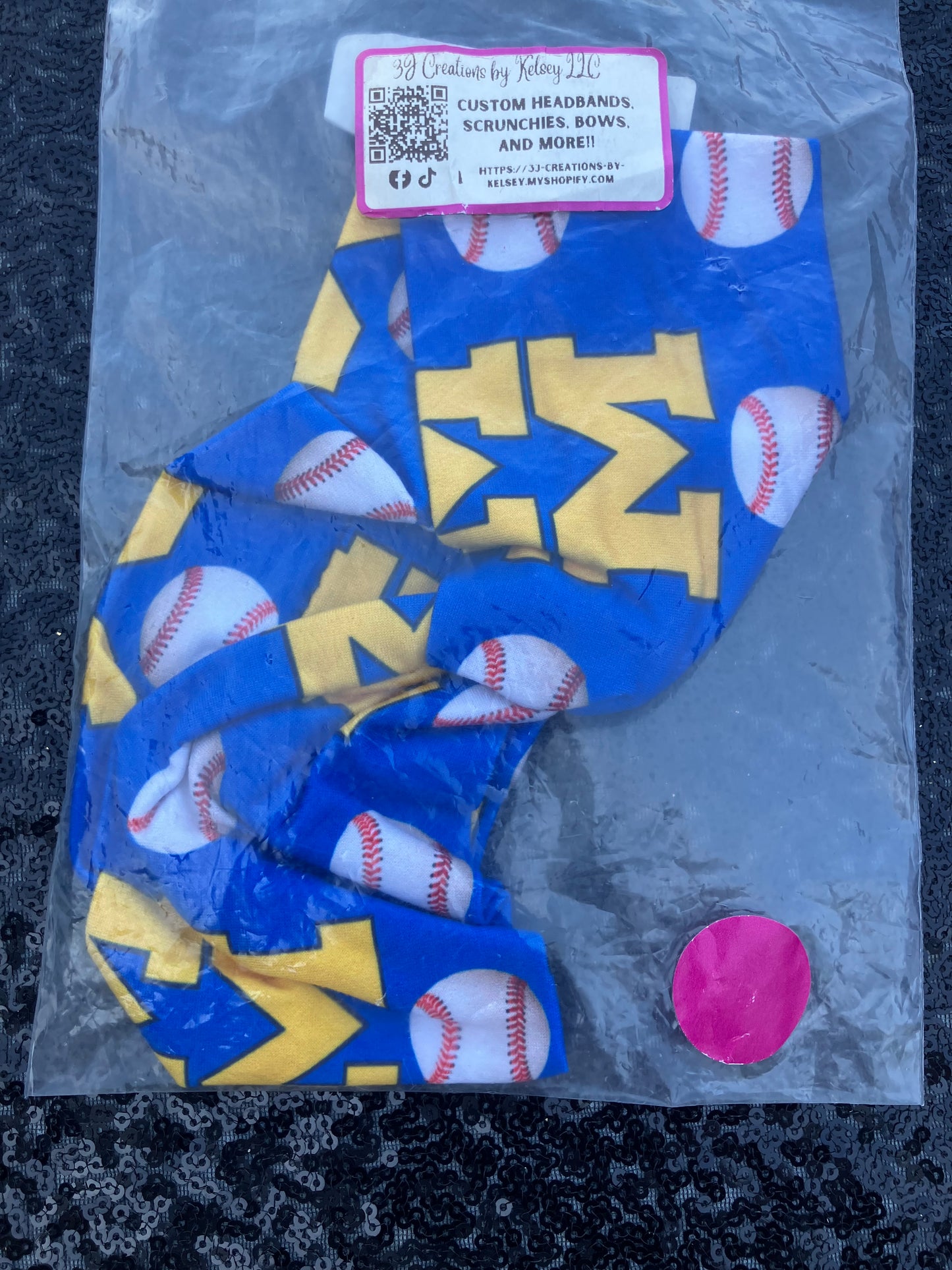 Mitchell baseball child headbands