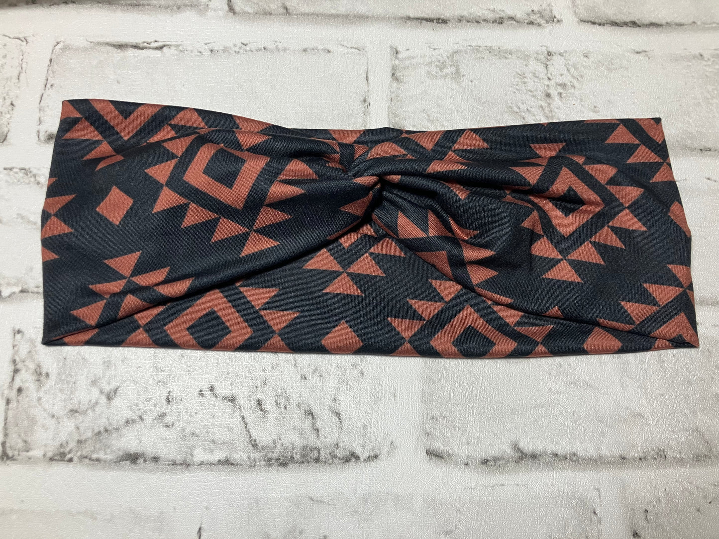 Black brown Aztec child headbands