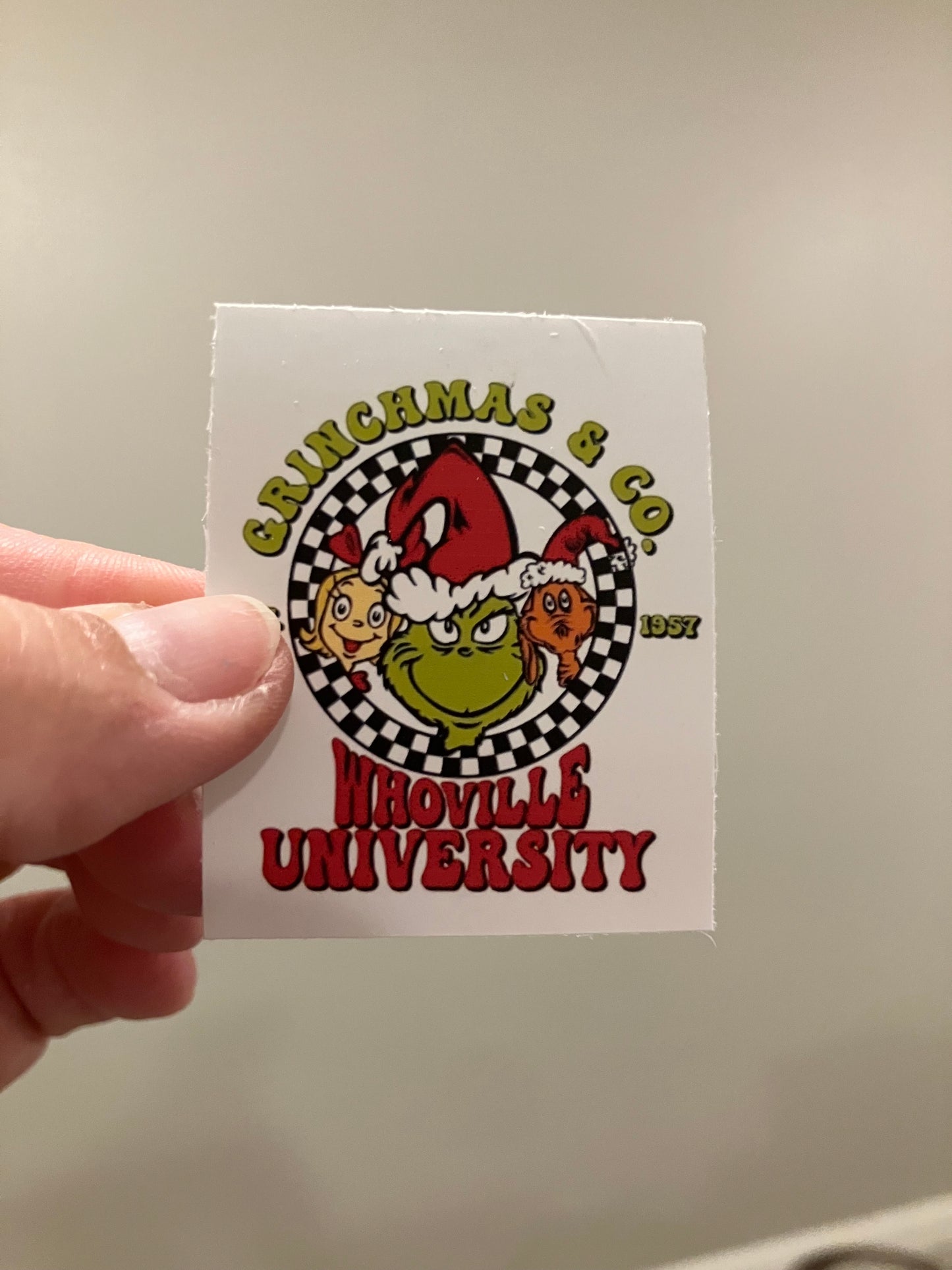 Grinchmas and co stickers