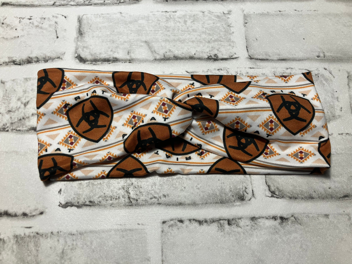 Aztec blue collar adult headbands