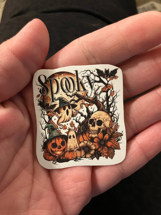 Spooky stickers