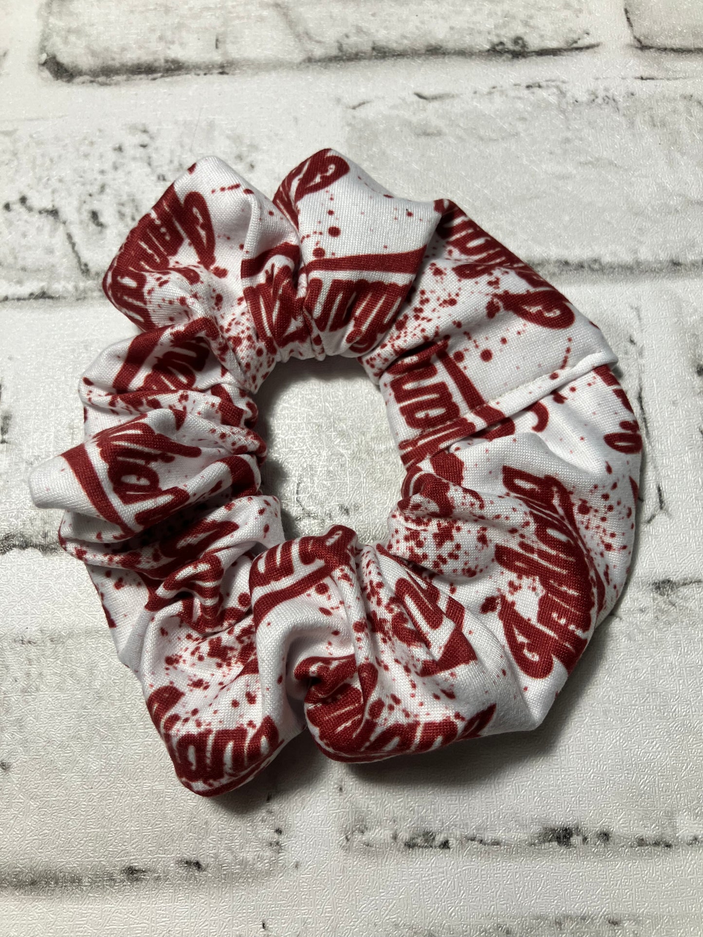 Indiana paint splatter scrunchies