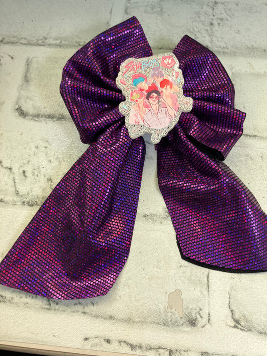 Purple saja bows