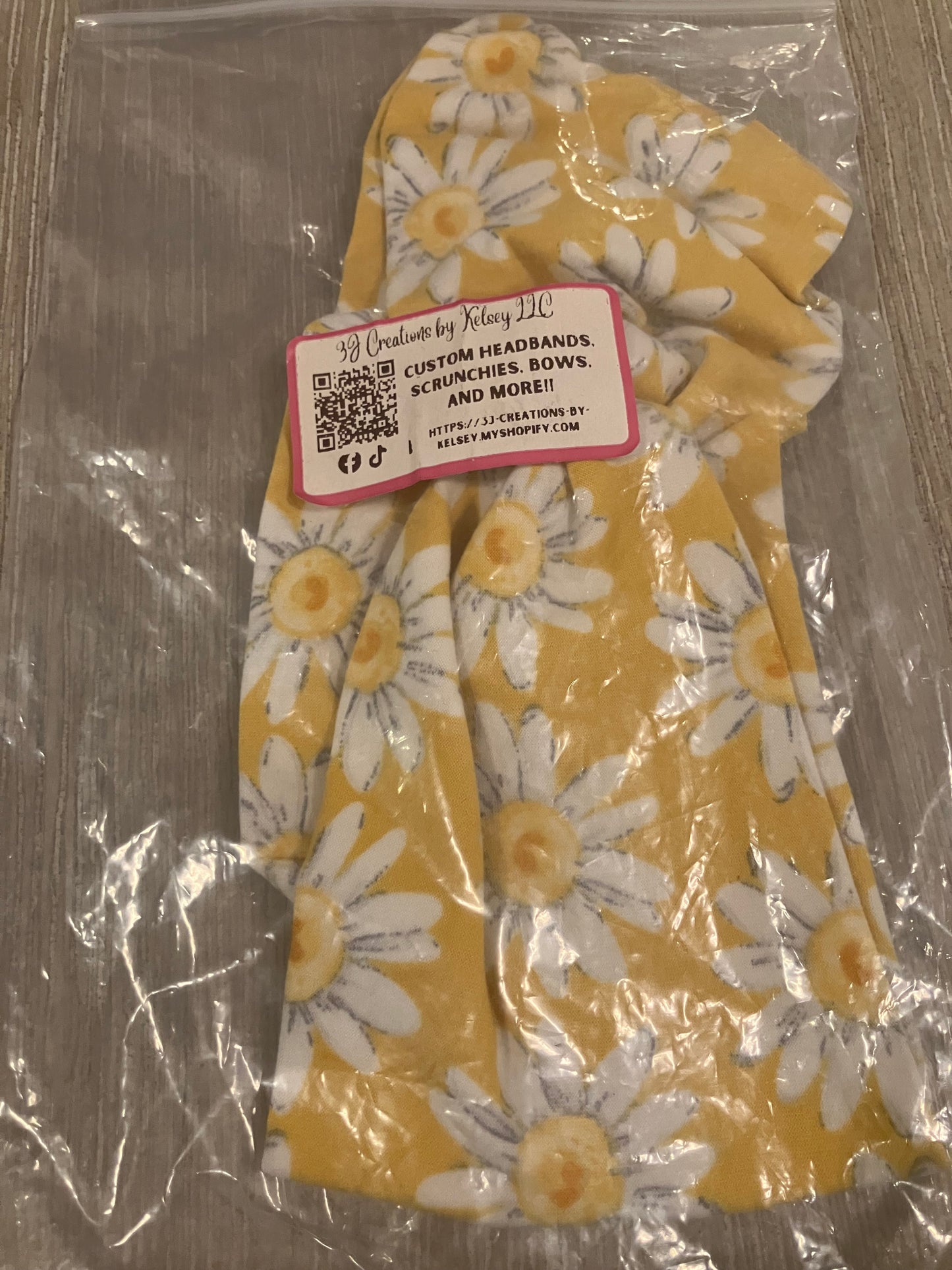 Yellow flowers adult headbands
