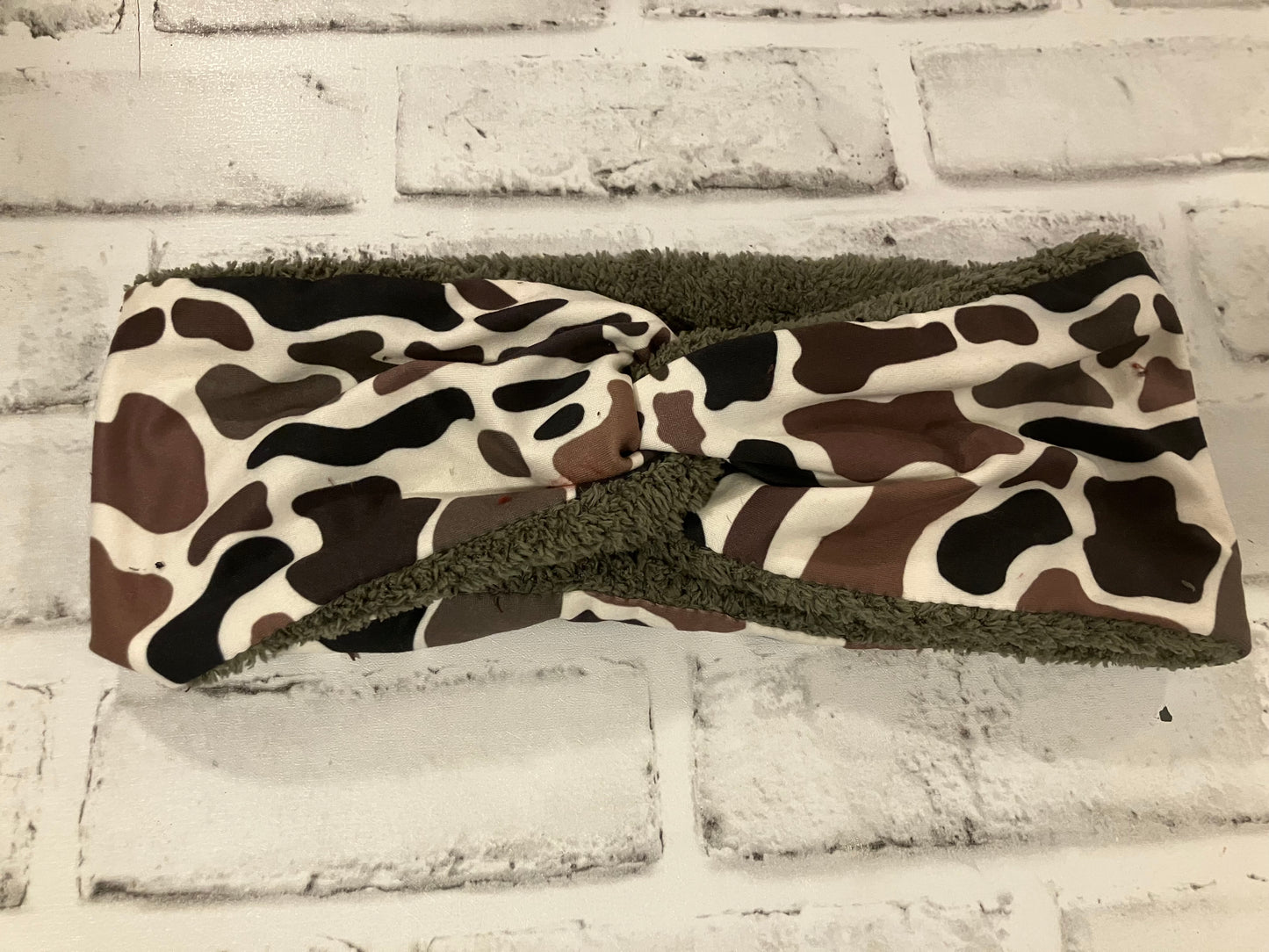 Duck camo adult ear warmers