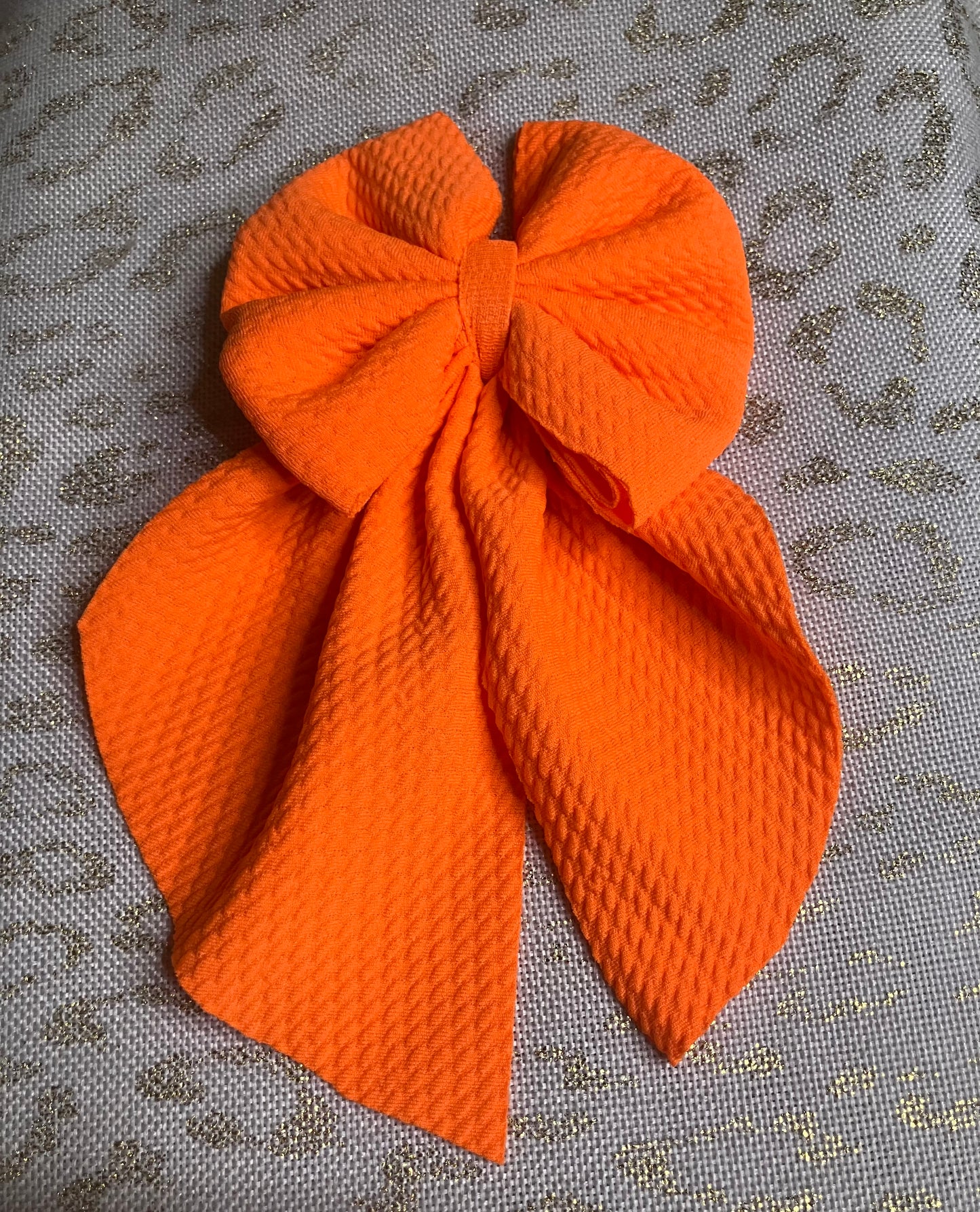 Orange sailor bows