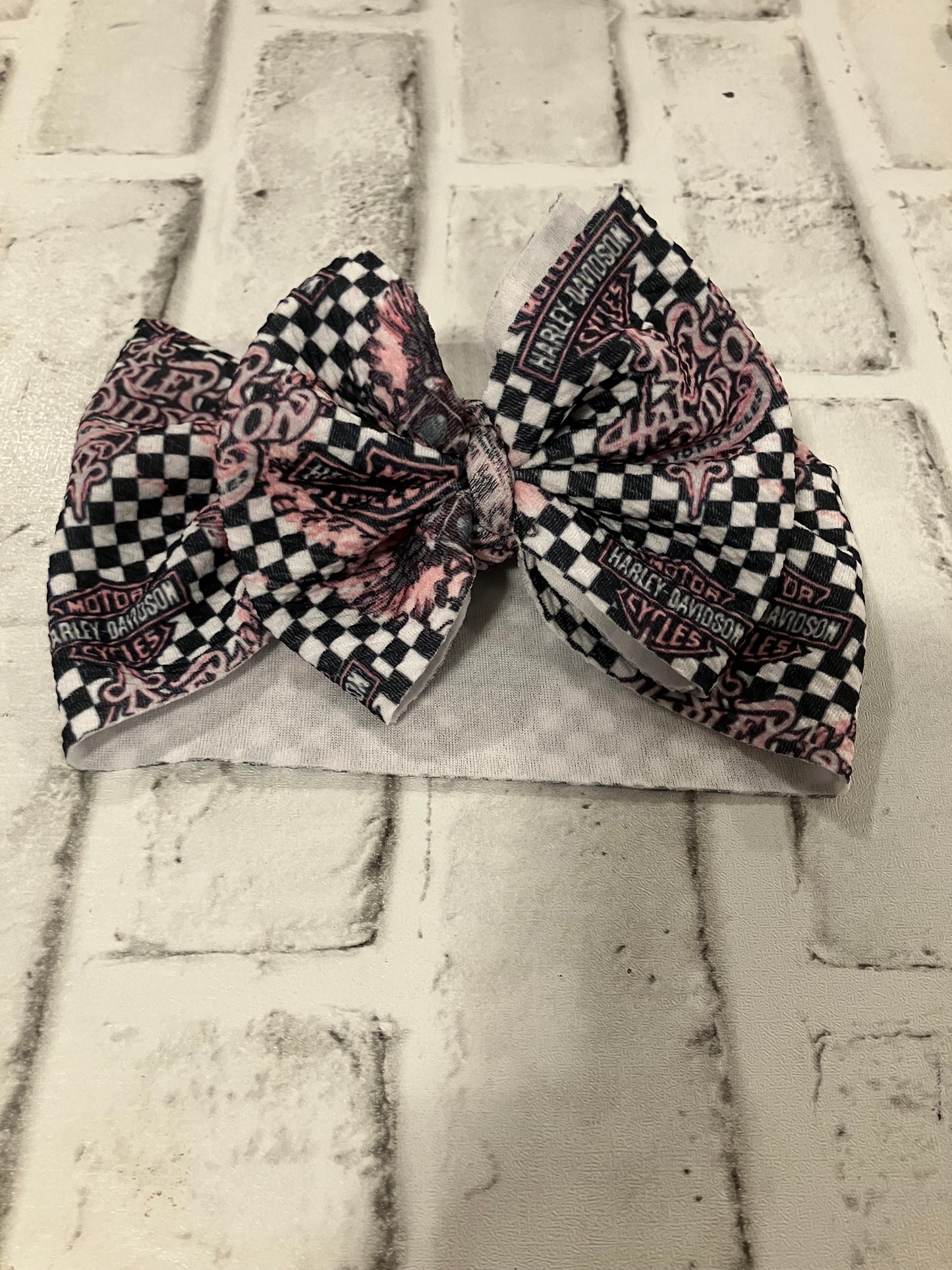 Motorcycle checkered toddler wrap