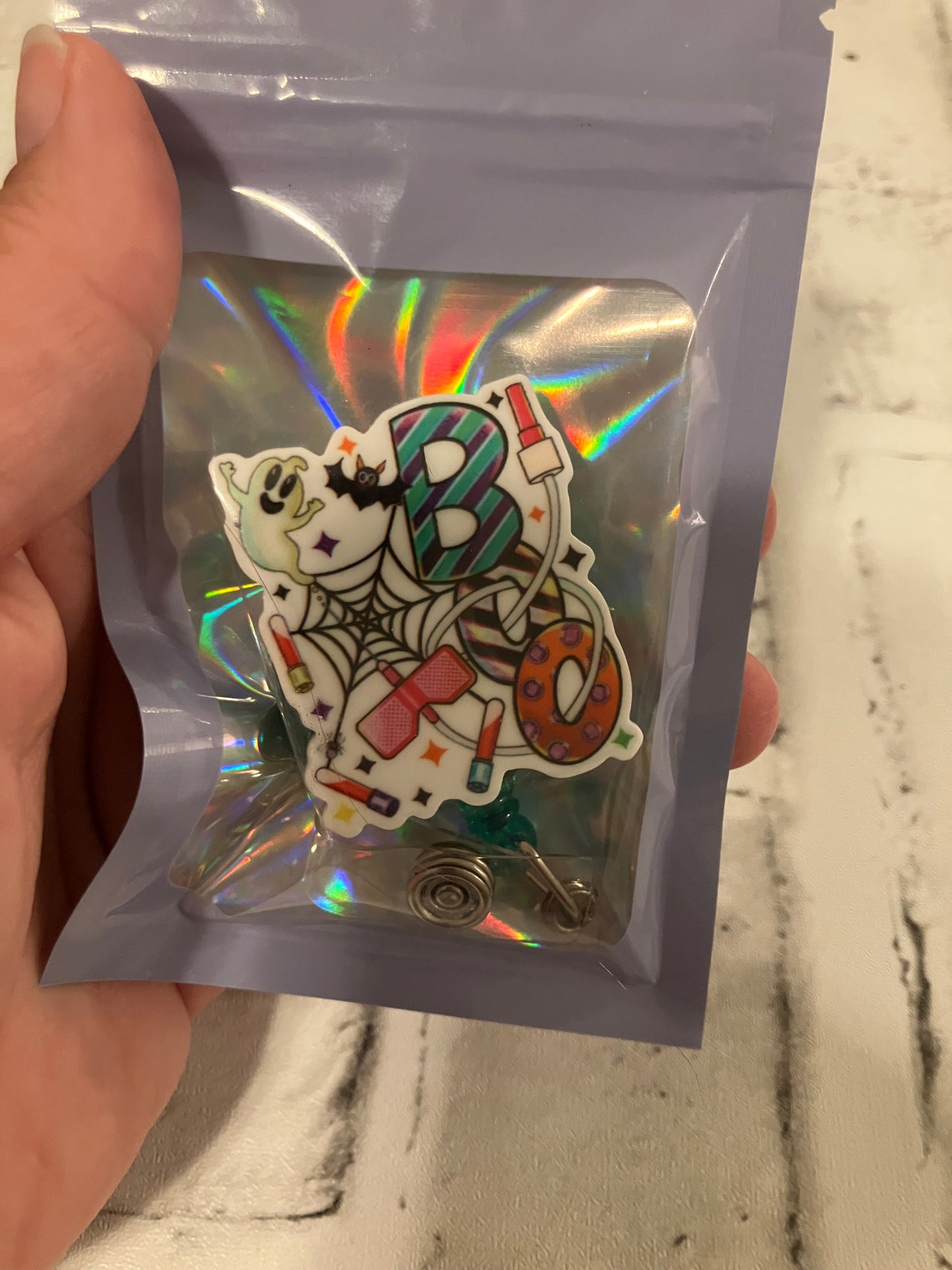 Boo badge reel