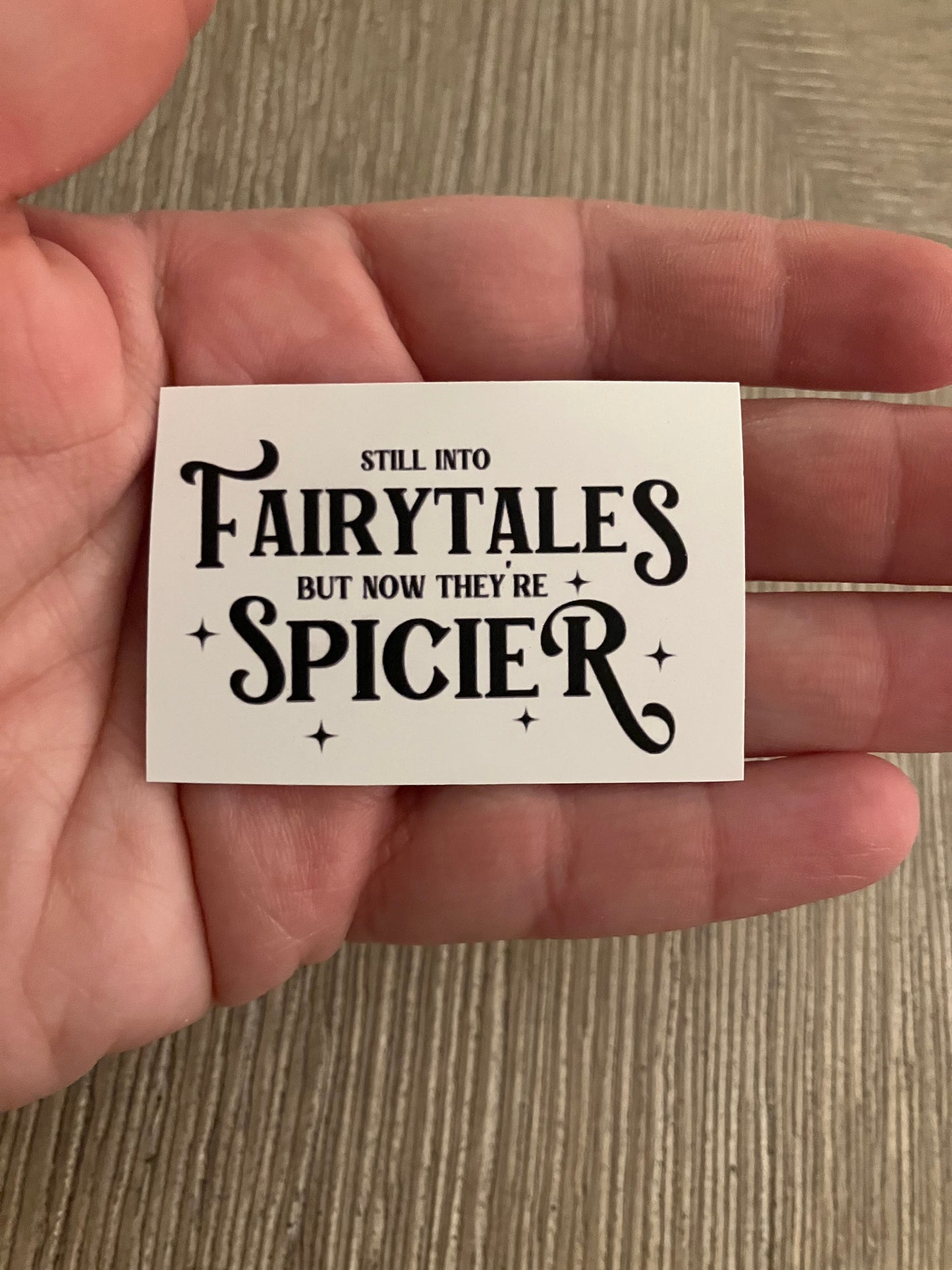 Still into fairytales but now they’re spicier stickers