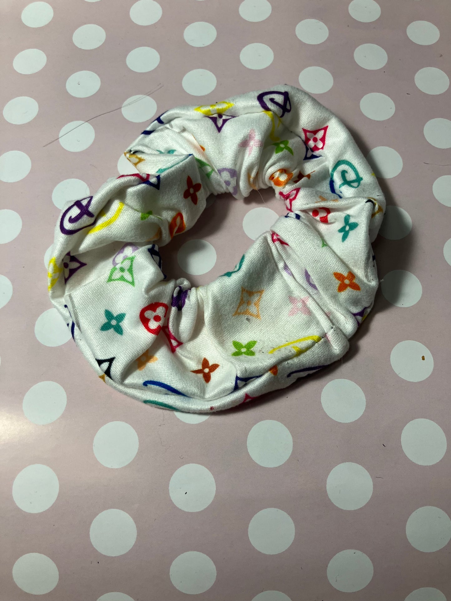 Rainbow high end scrunchies