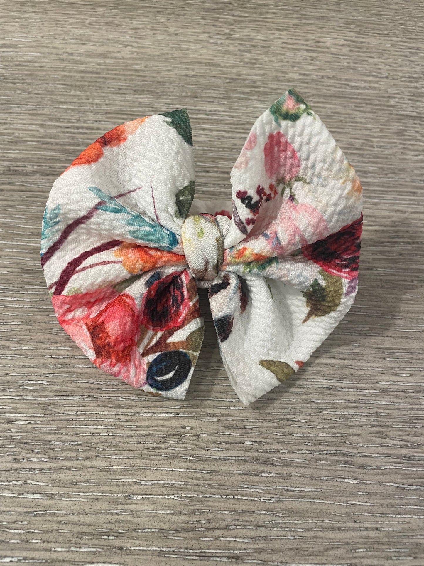 Flower clip bow