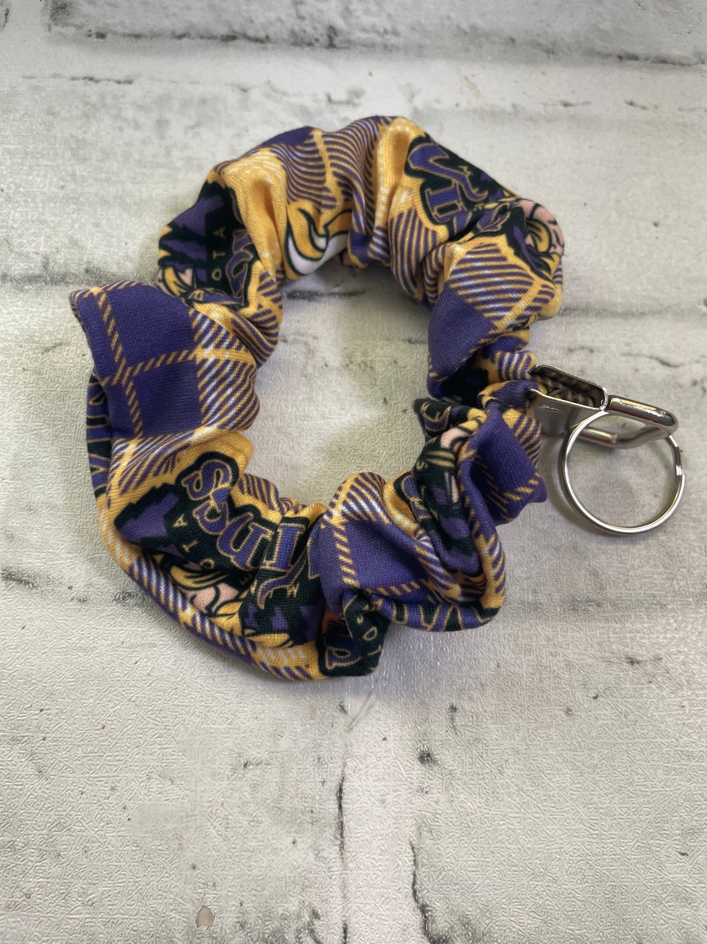Vikings scrunchie keychains