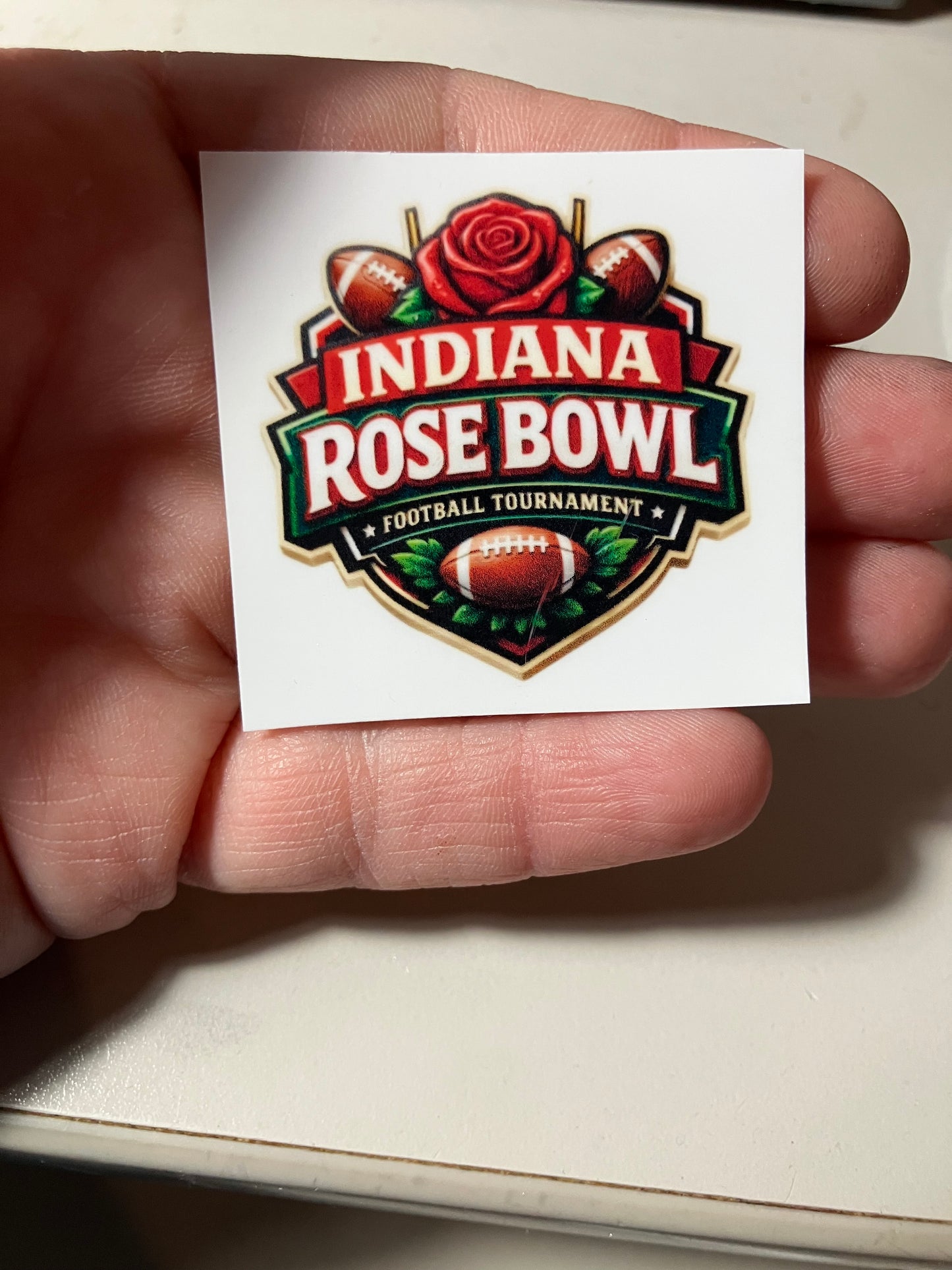Indiana rose stickers