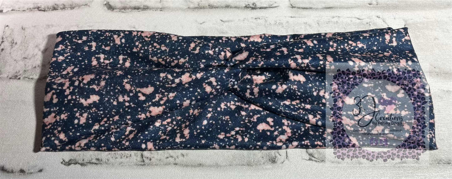 Faux bleached headbands adult💚