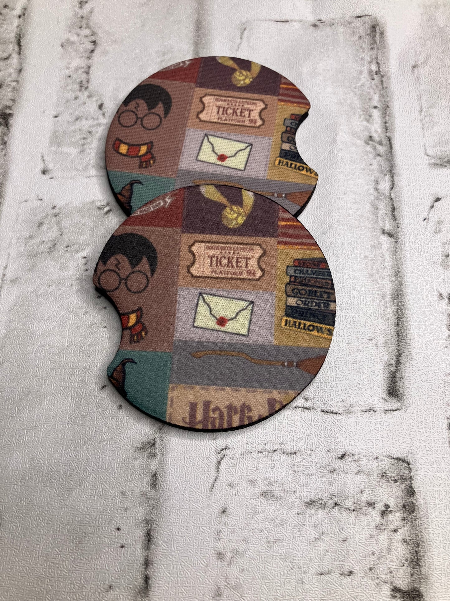 Wizard car coasters