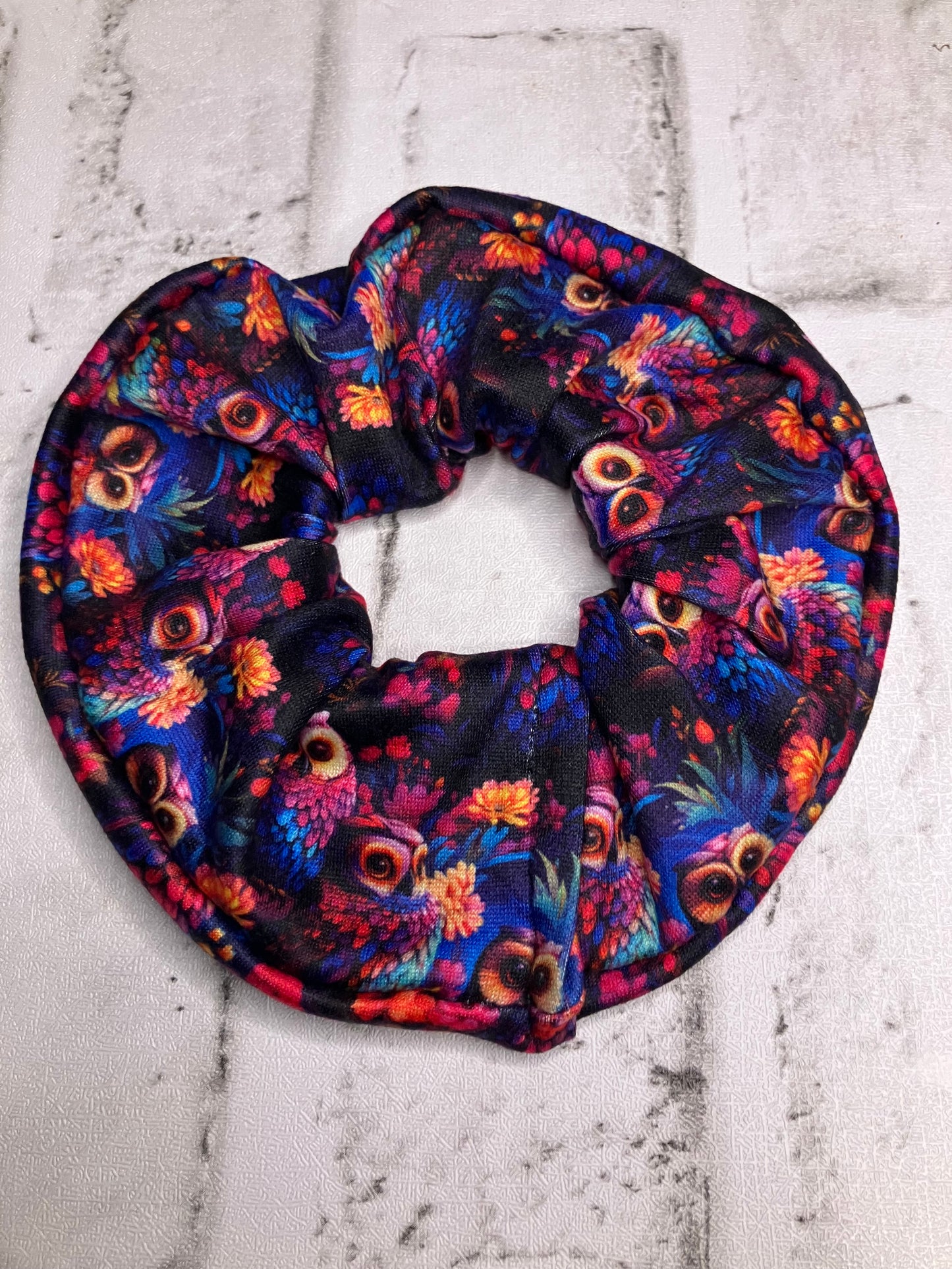 Owls scrunchies