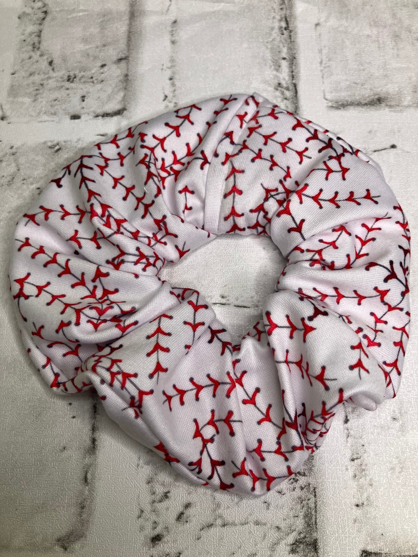 Baseball laces scrunchies
