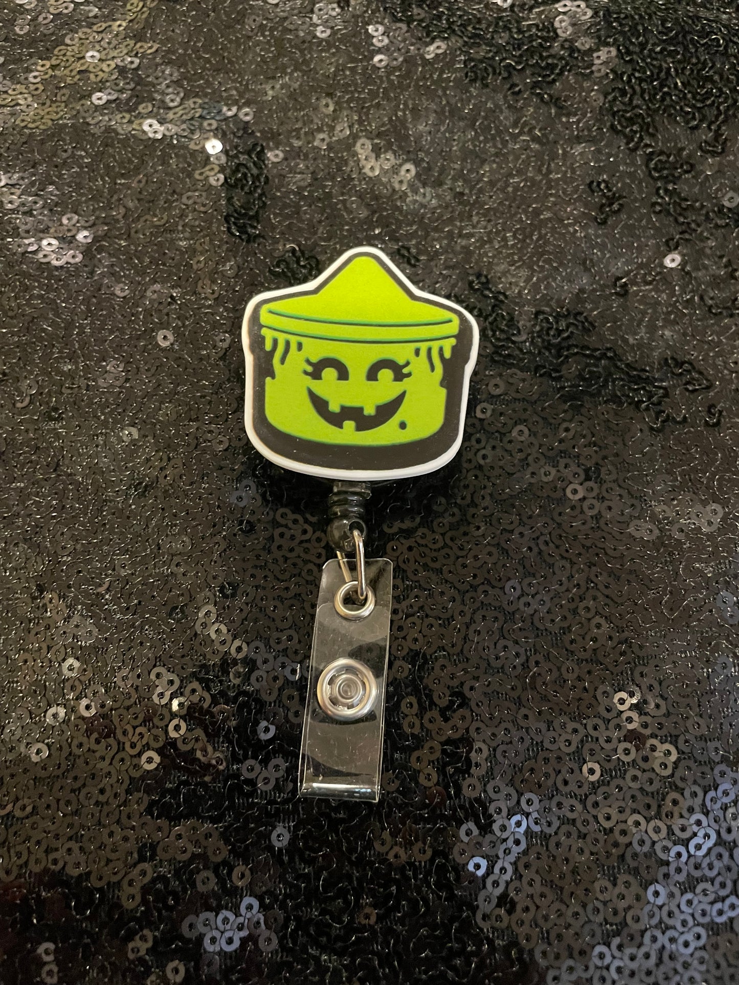 Pumpkin boo basket badge reels💚