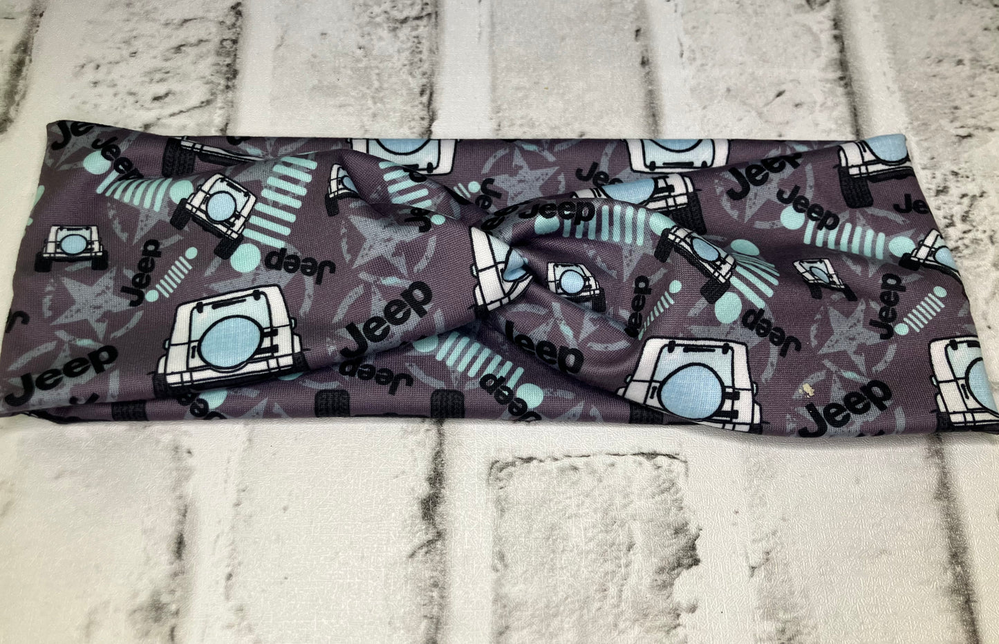 Gray blue off road child headbands