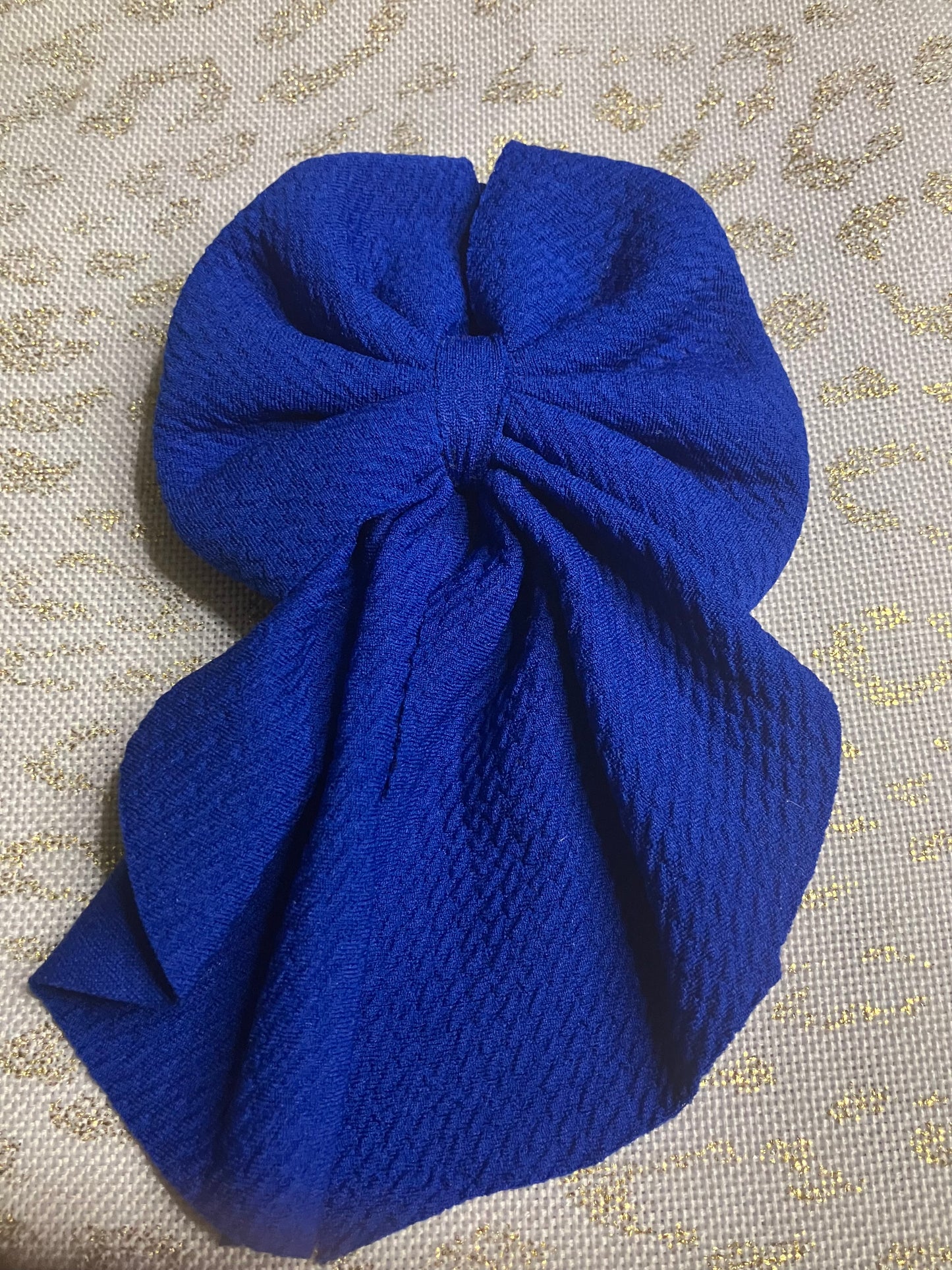 Royal blue sailor bow
