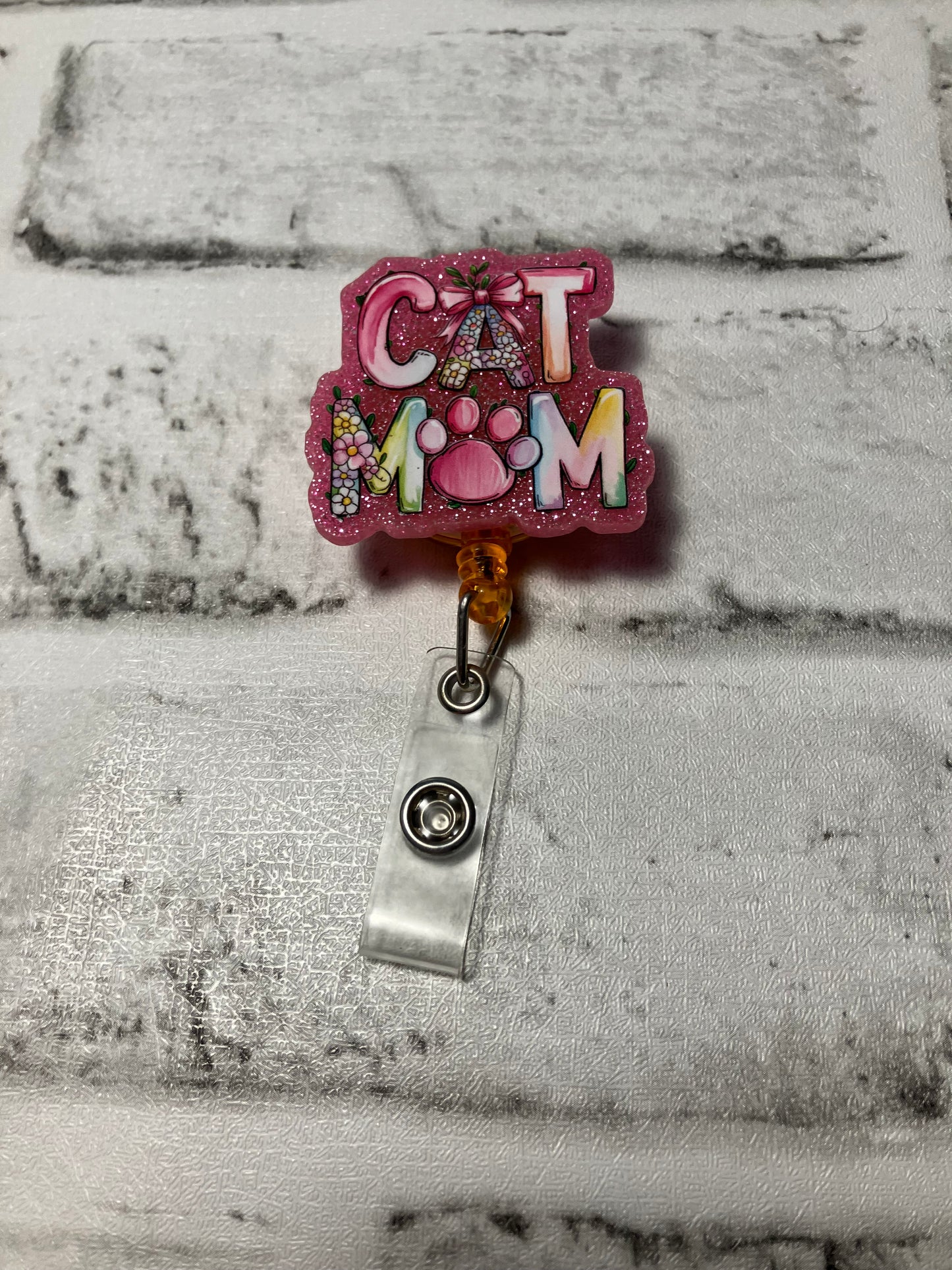 Cat mom badge reels