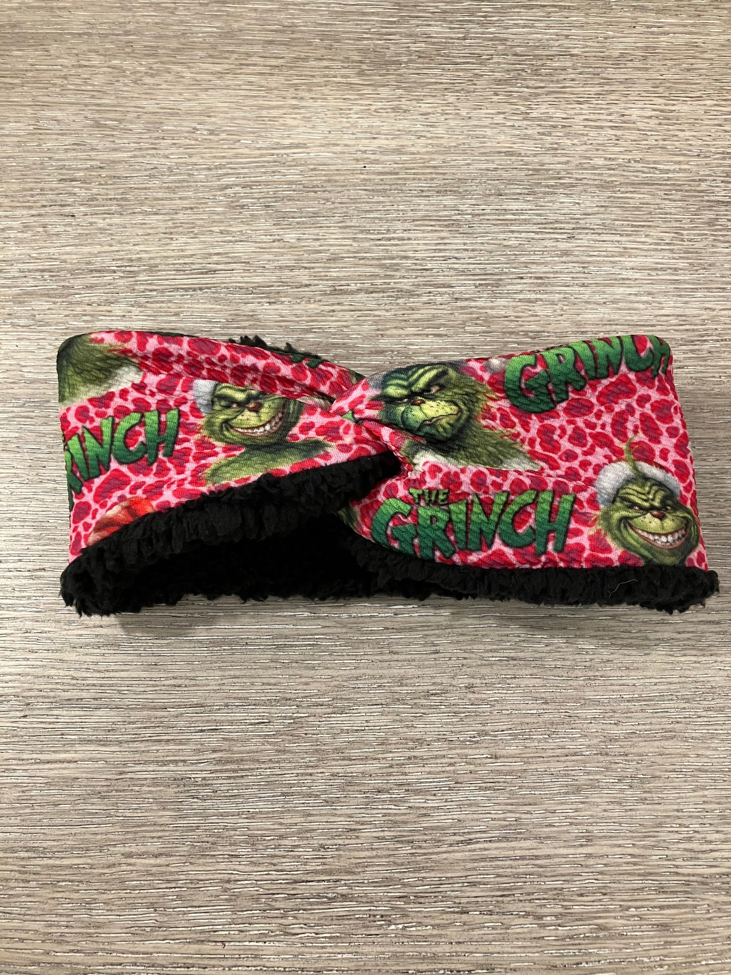 Pink leopard child ear warmers💜!