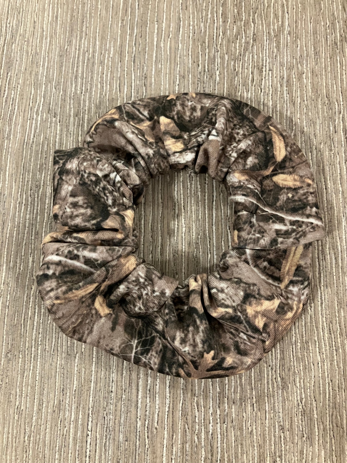Real camo scrunchies