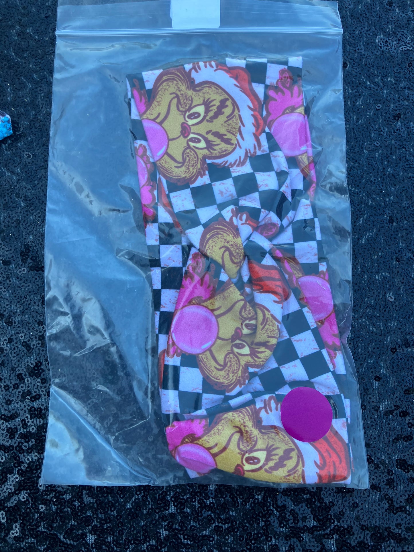 Mean guy bubblegum child headbands